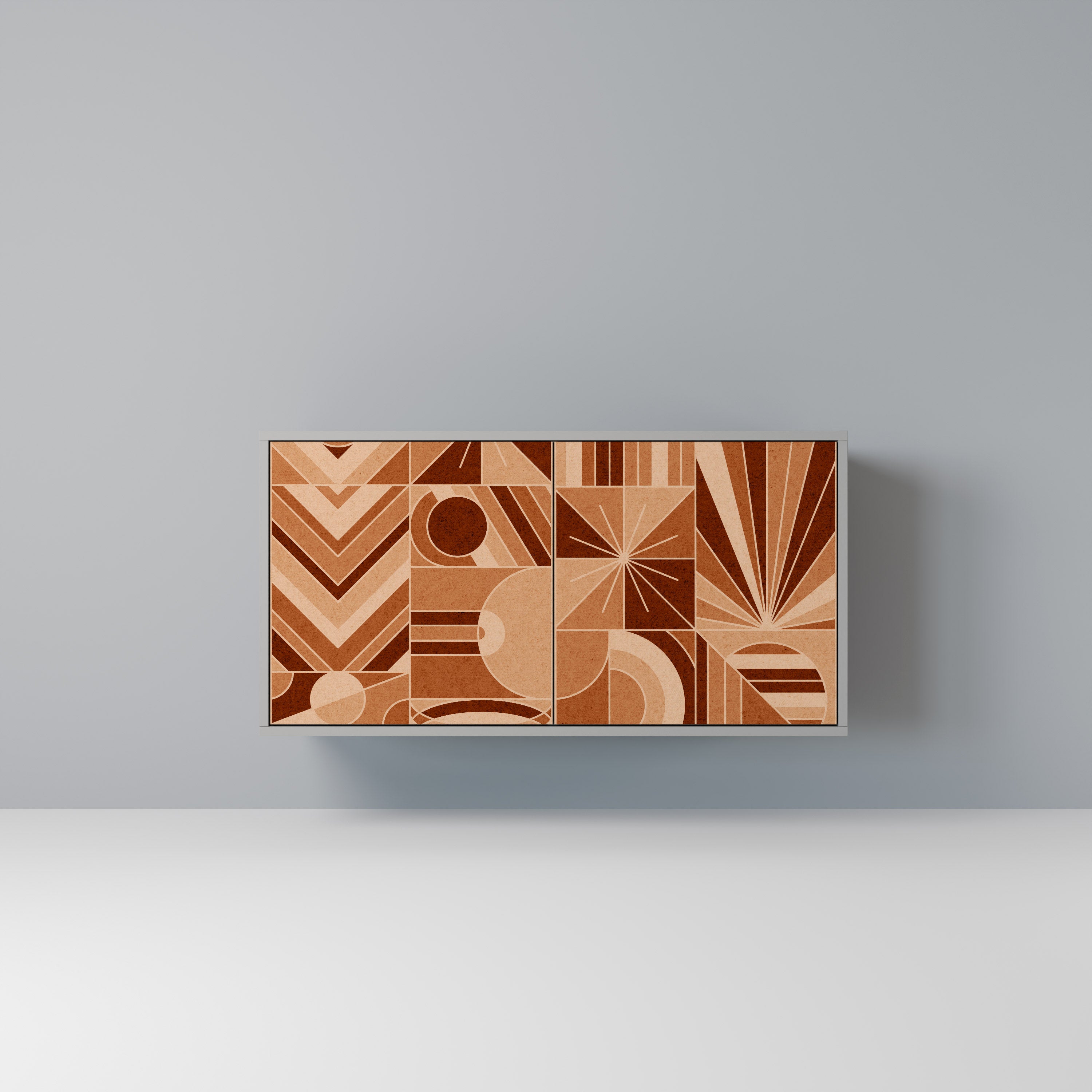 PRISM MOSAIC Komoda 2-drzwiowa korpus Szary