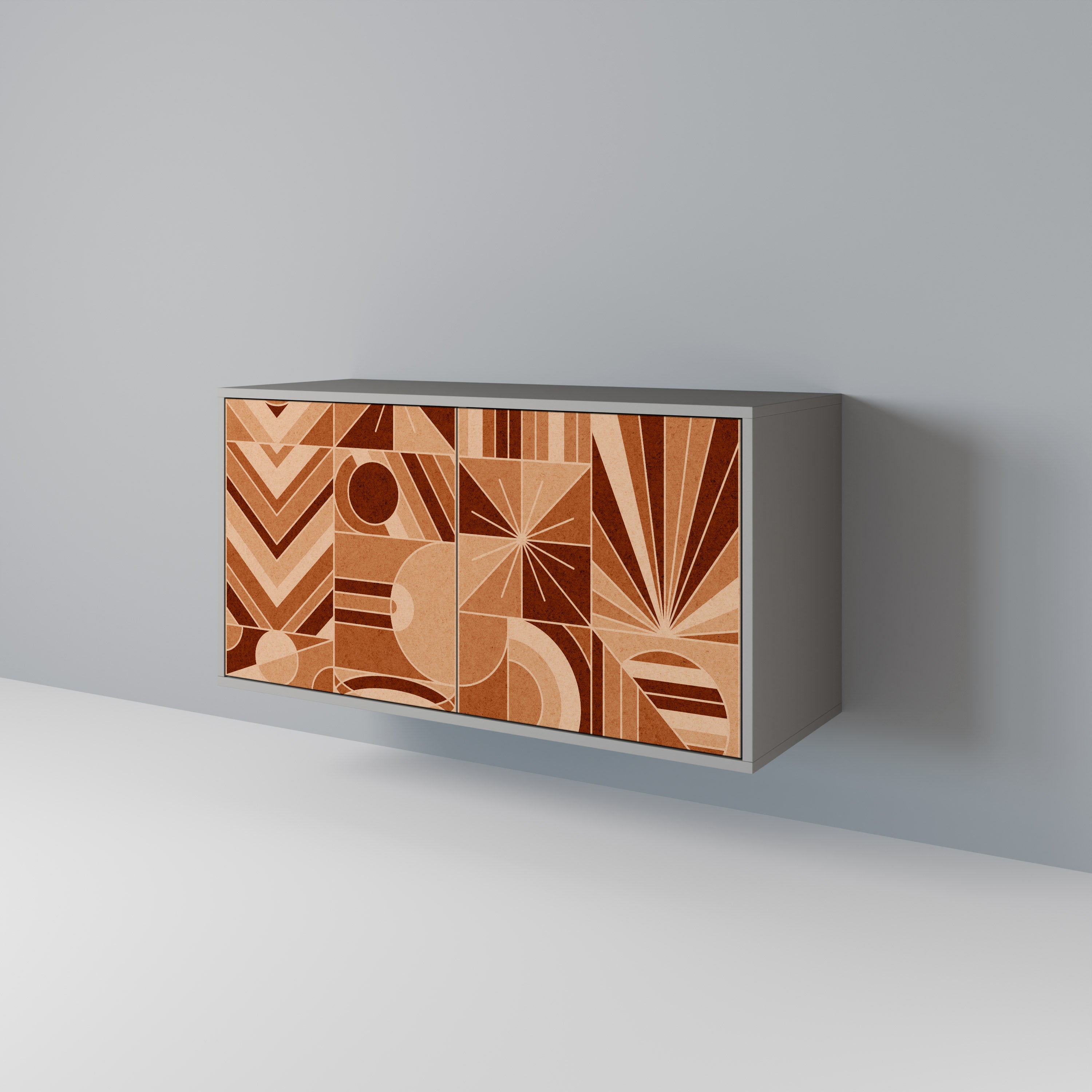 PRISM MOSAIC Komoda 2-drzwiowa korpus Szary