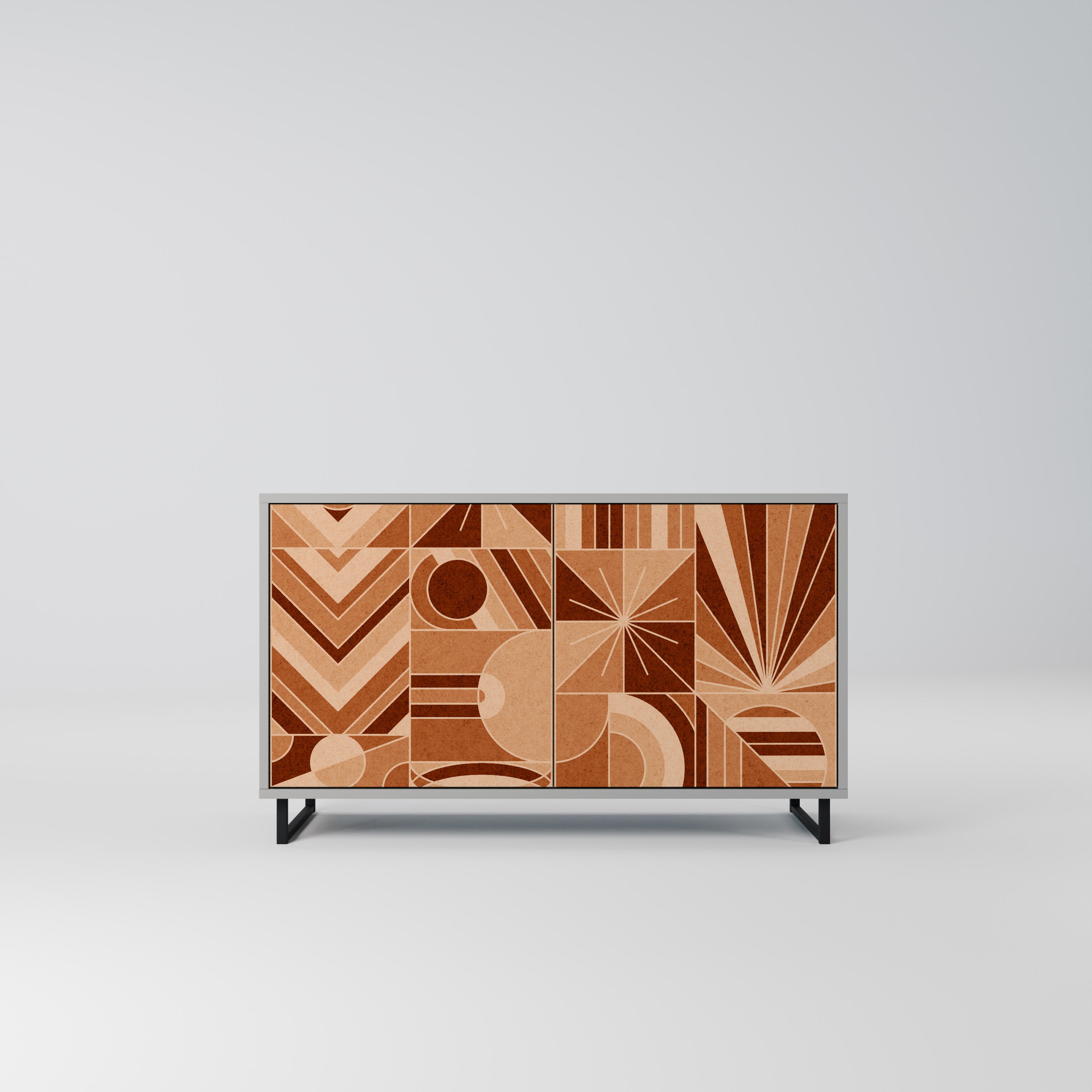 PRISM MOSAIC Komoda 2-drzwiowa korpus Szary