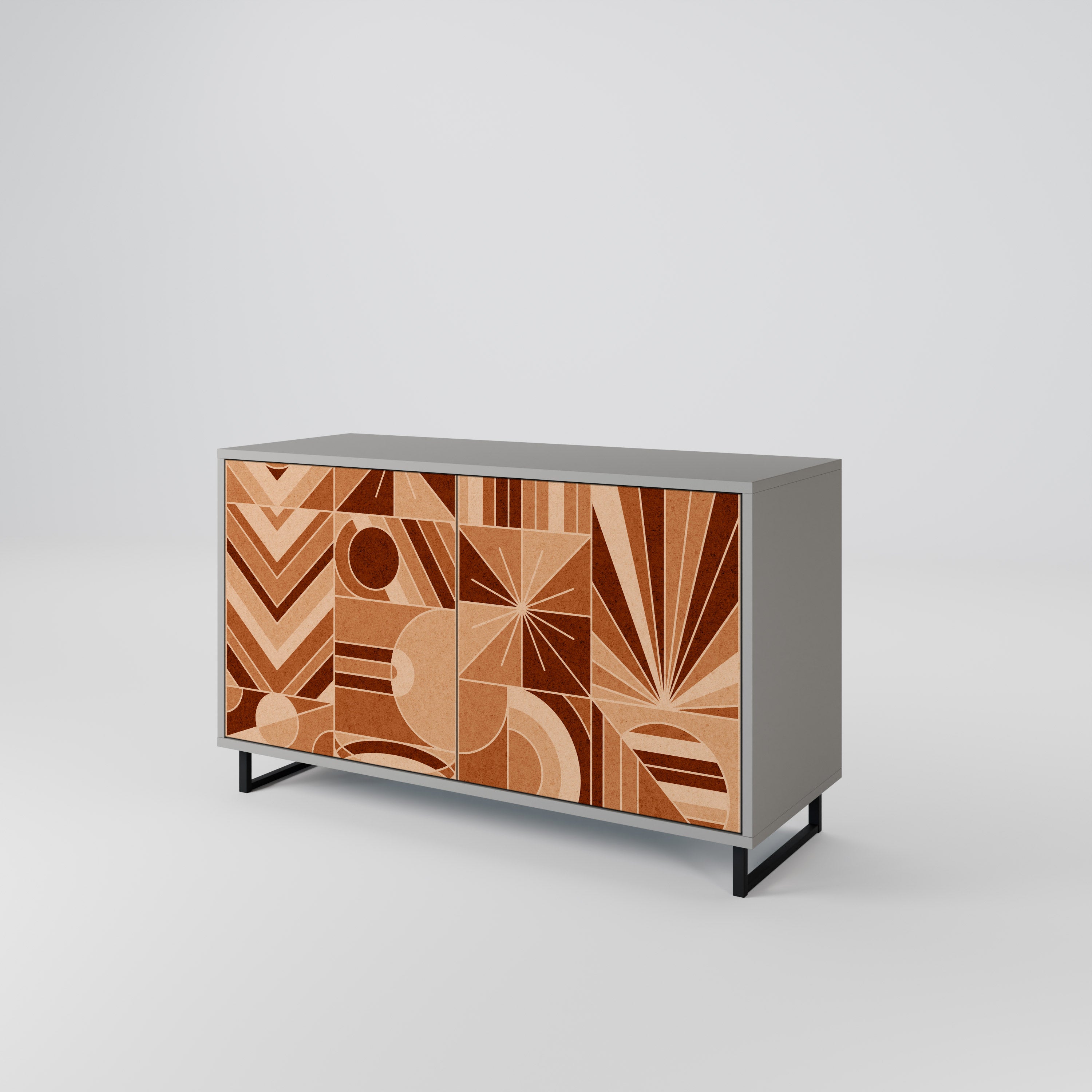 PRISM MOSAIC Komoda 2-drzwiowa korpus Szary