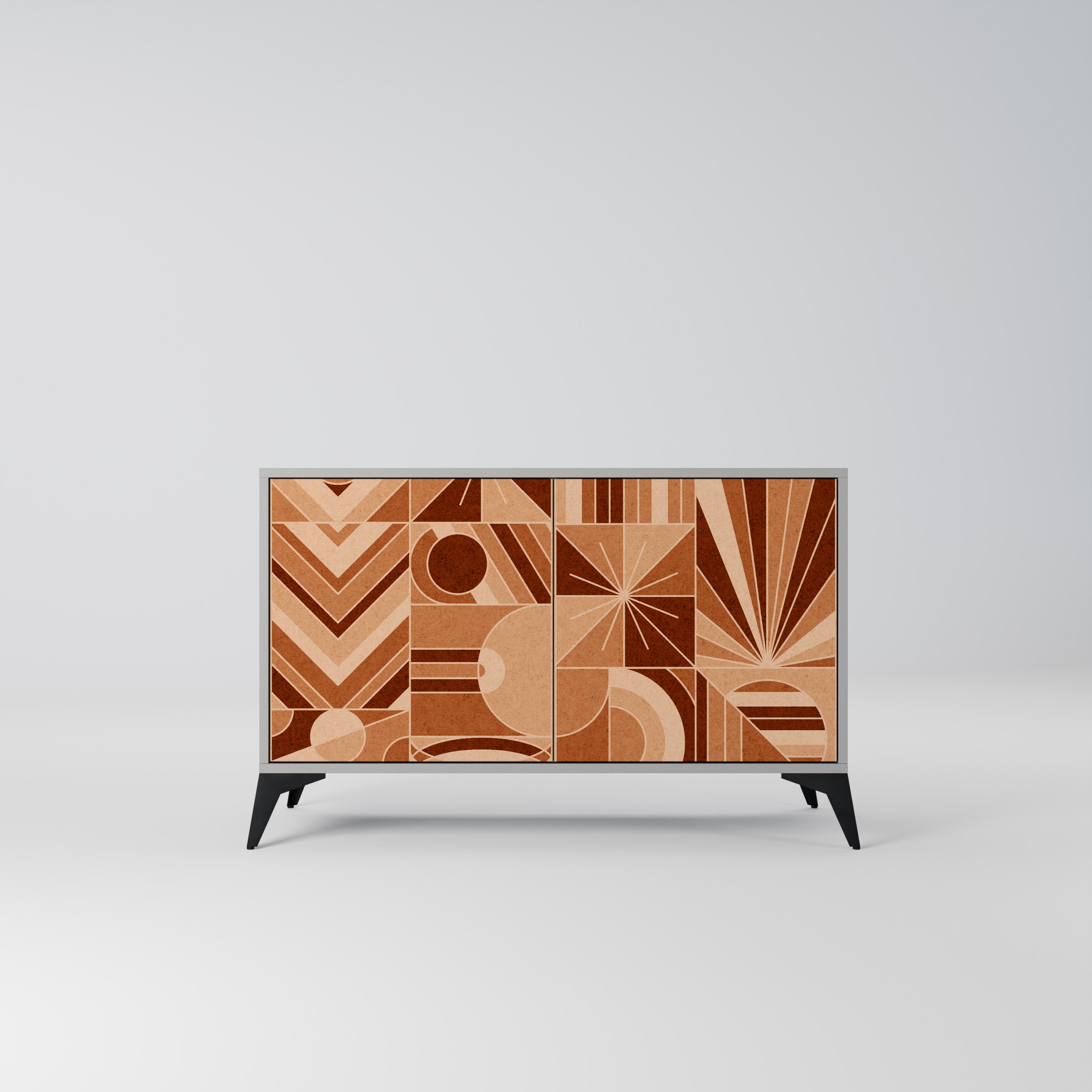 PRISM MOSAIC Komoda 2-drzwiowa korpus Szary