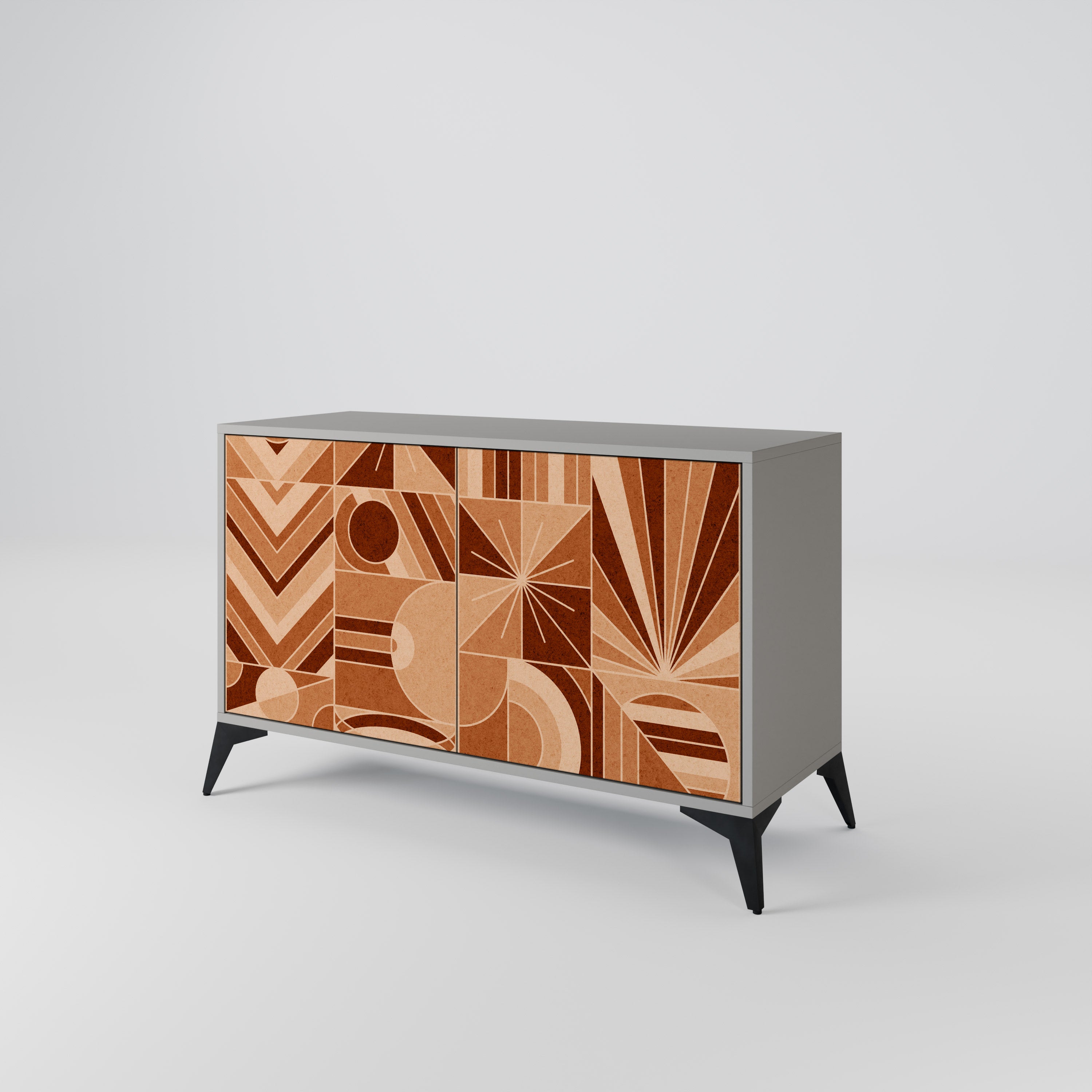 PRISM MOSAIC Komoda 2-drzwiowa korpus Szary