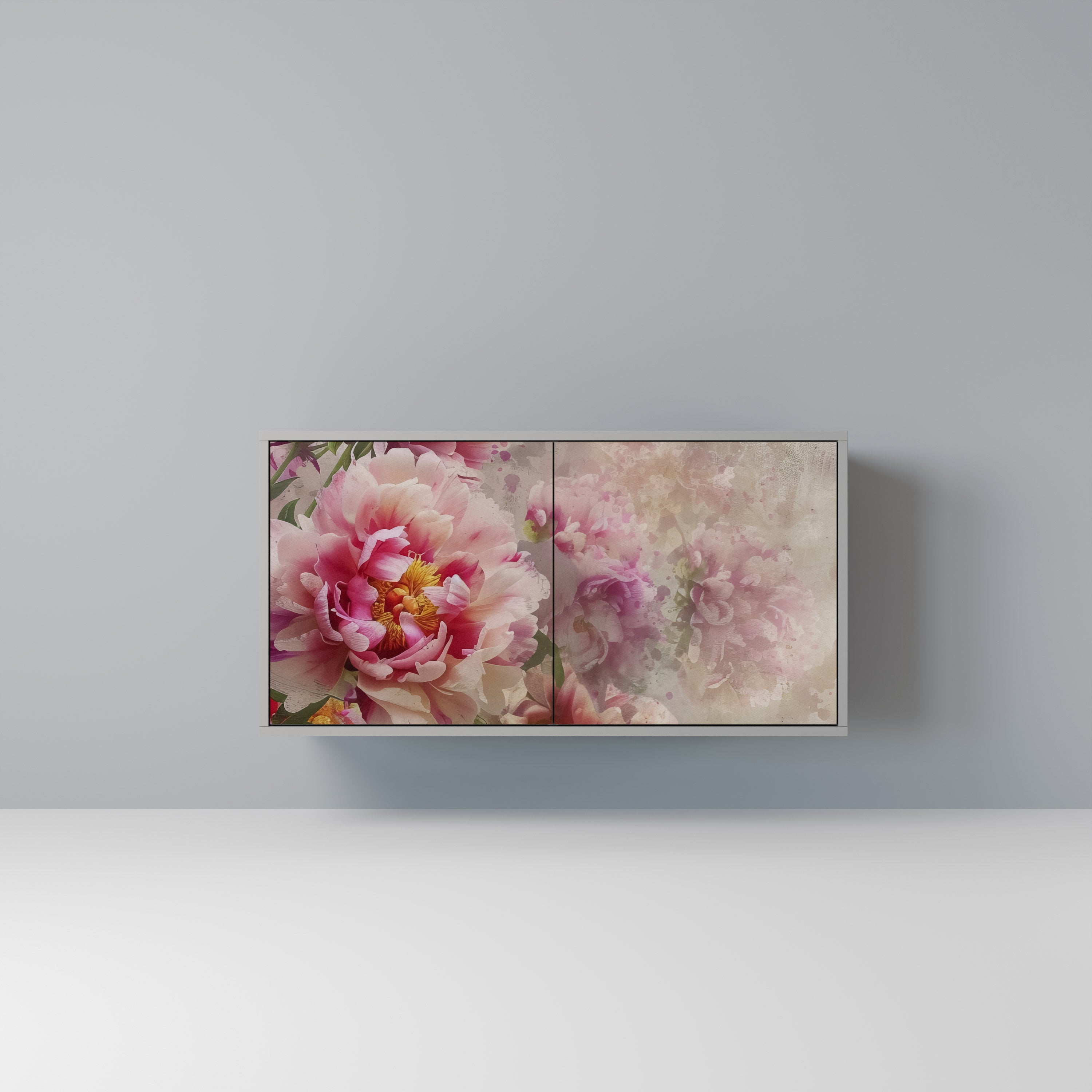 PEONY WHISPER Komoda 2-drzwiowa korpus Szary