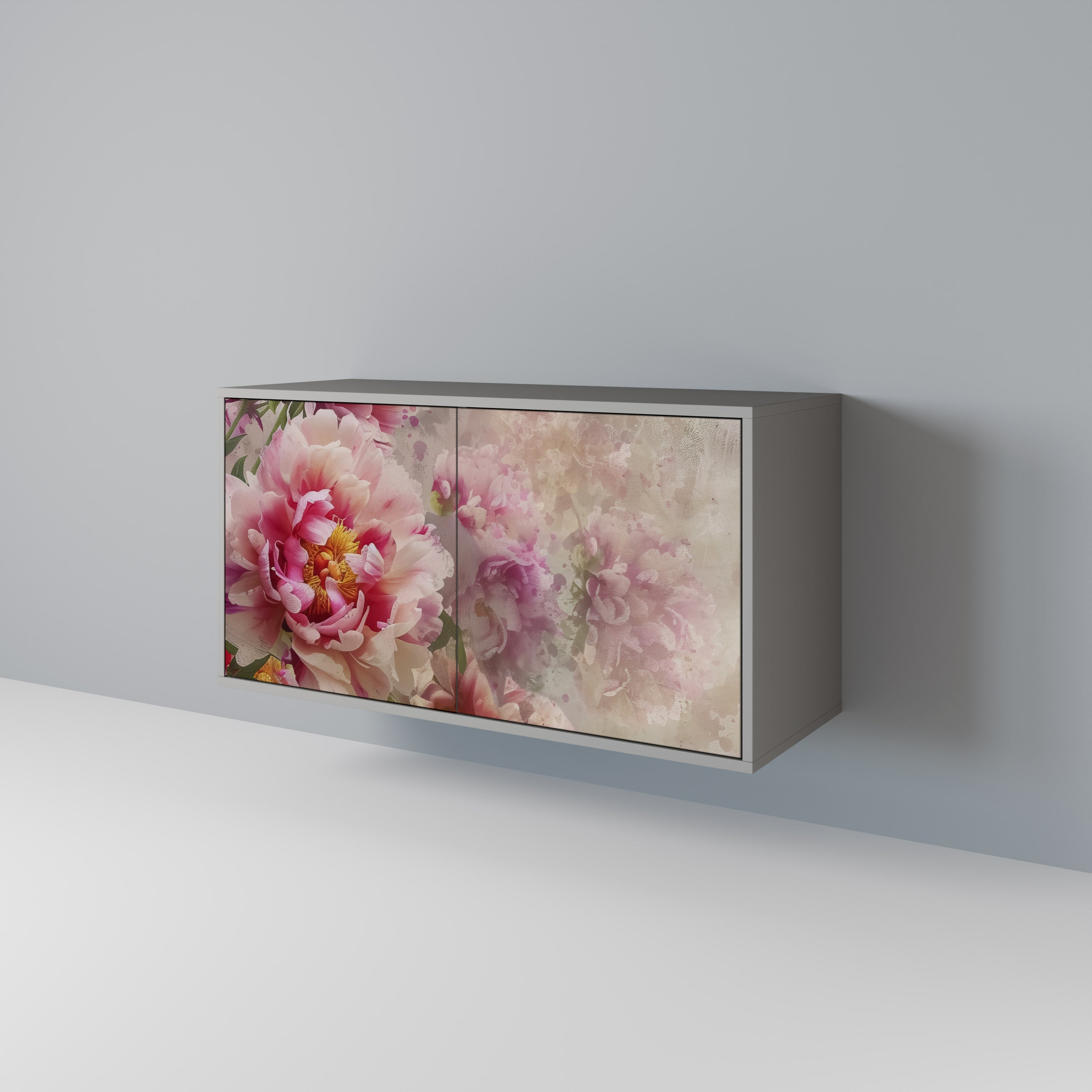 PEONY WHISPER Komoda 2-drzwiowa korpus Szary