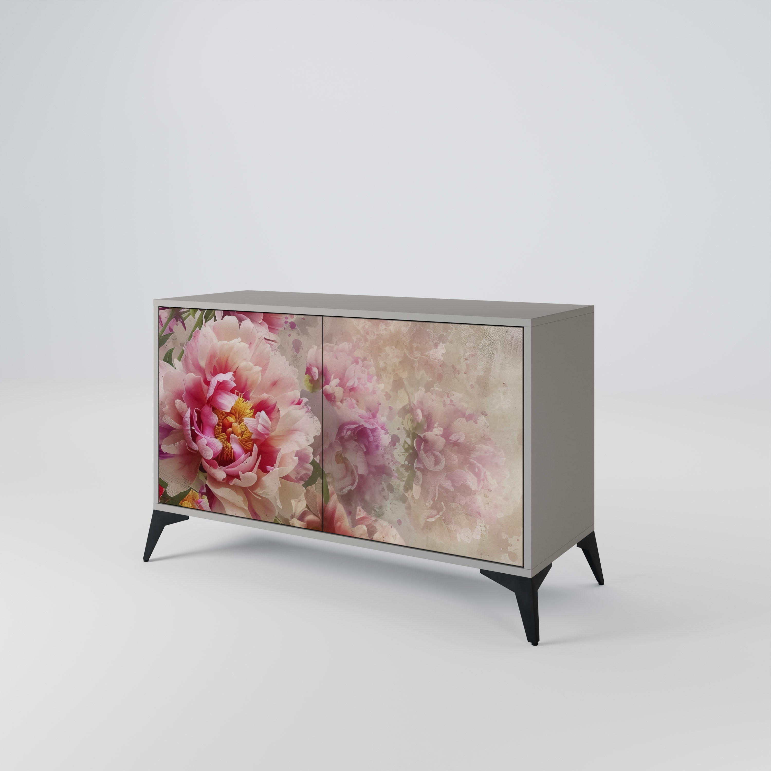 PEONY WHISPER Komoda 2-drzwiowa korpus Szary