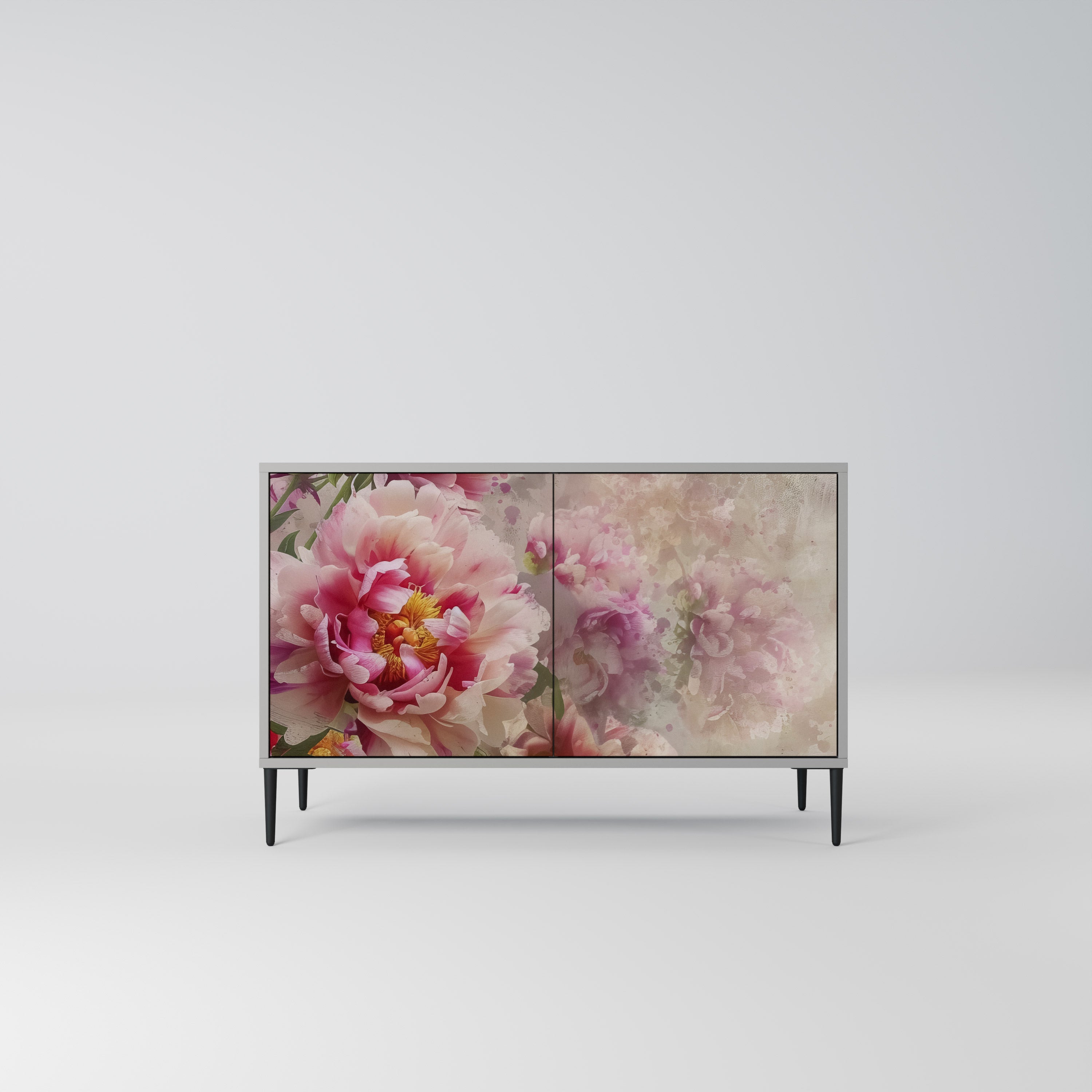 PEONY WHISPER Komoda 2-drzwiowa korpus Szary
