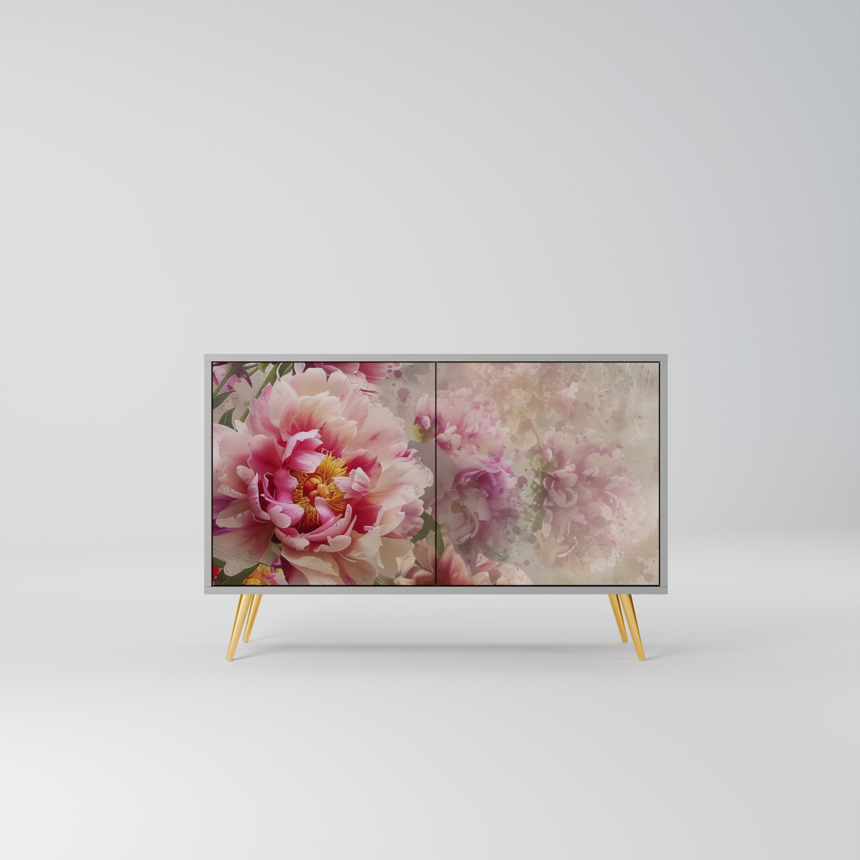 PEONY WHISPER Komoda 2-drzwiowa korpus Szary
