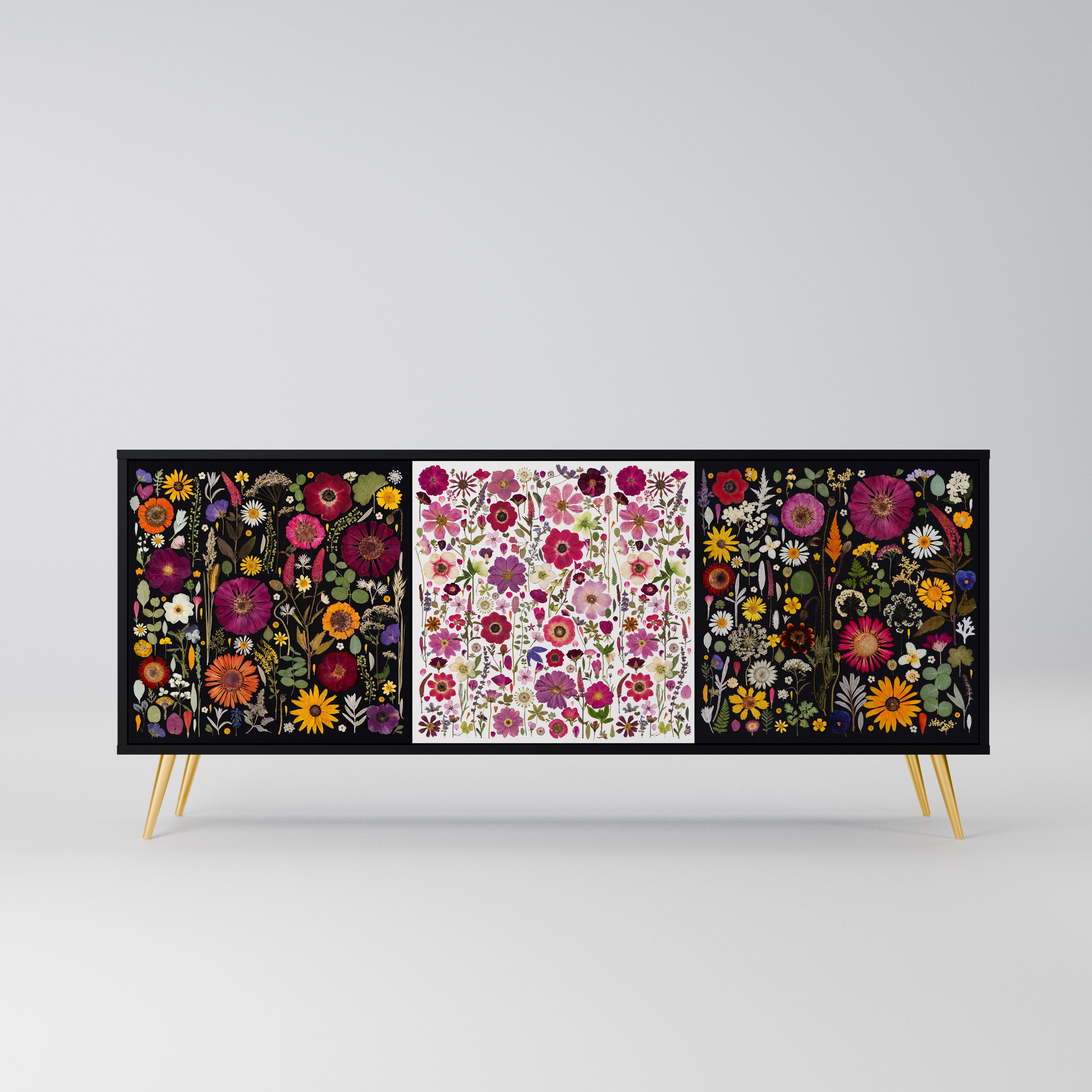 DAYNITE GARDEN Komoda 3-drzwiowa korpus Czarny