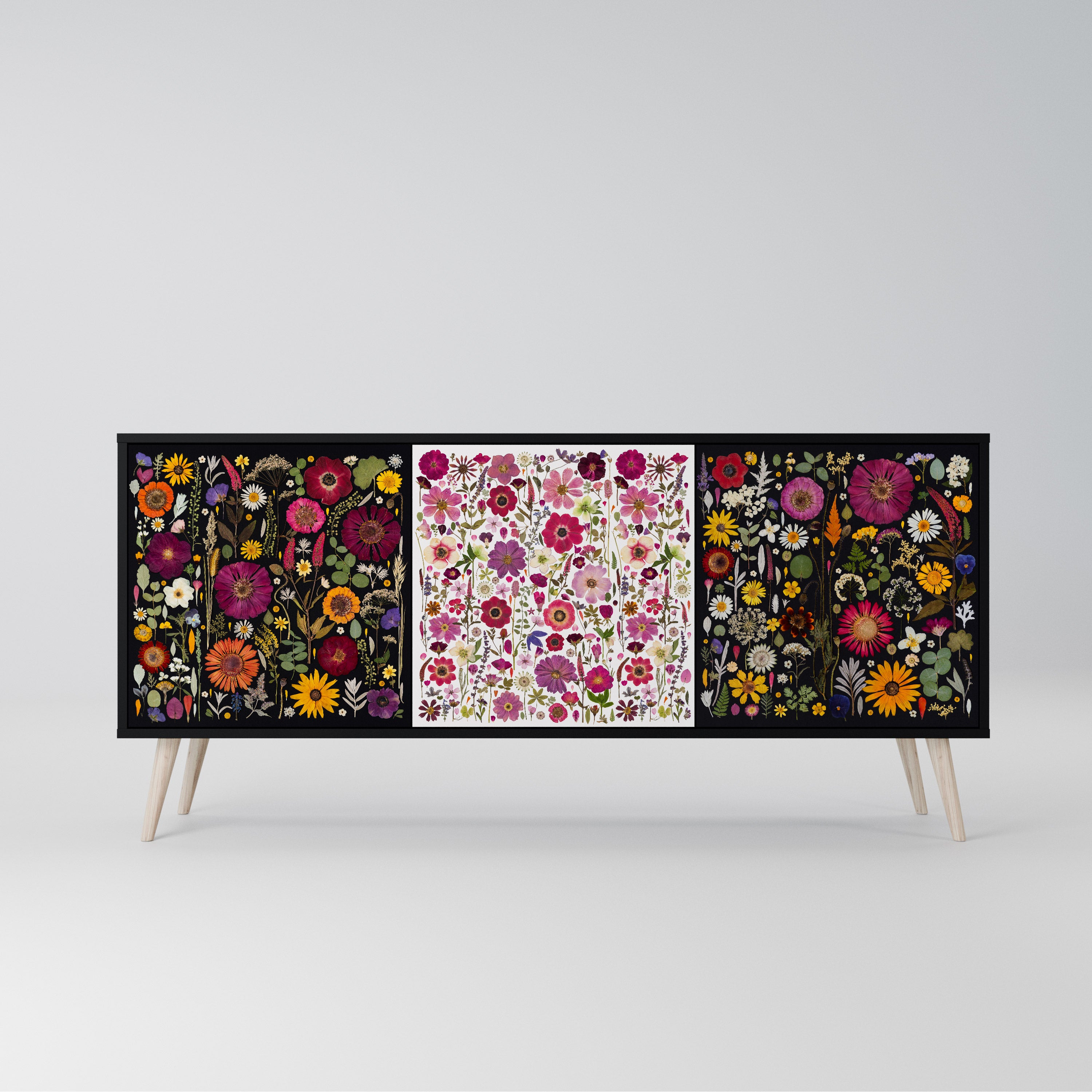 DAYNITE GARDEN Komoda 3-drzwiowa korpus Czarny