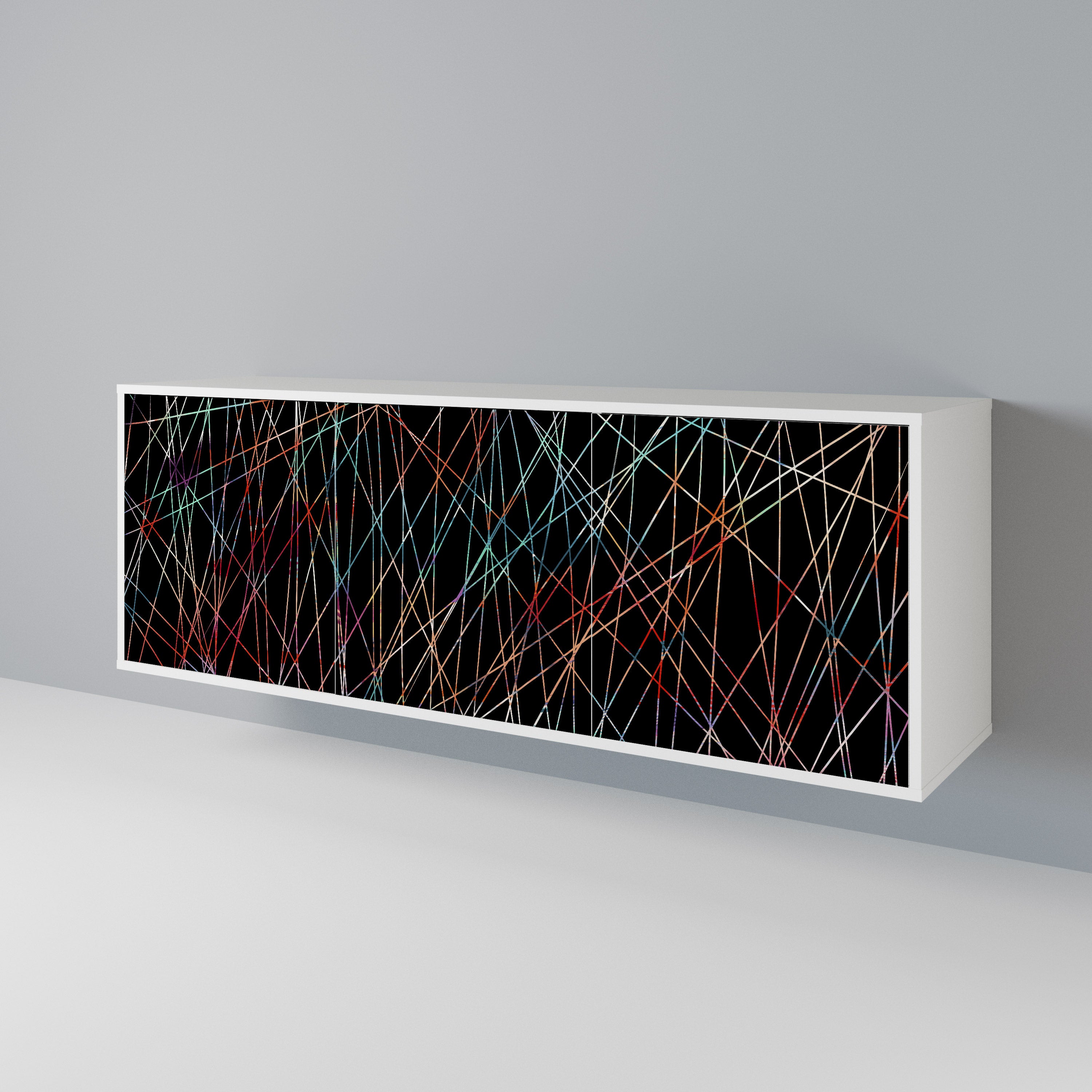 LUMINOUS SNARE Komoda 3-drzwiowa korpus Biały