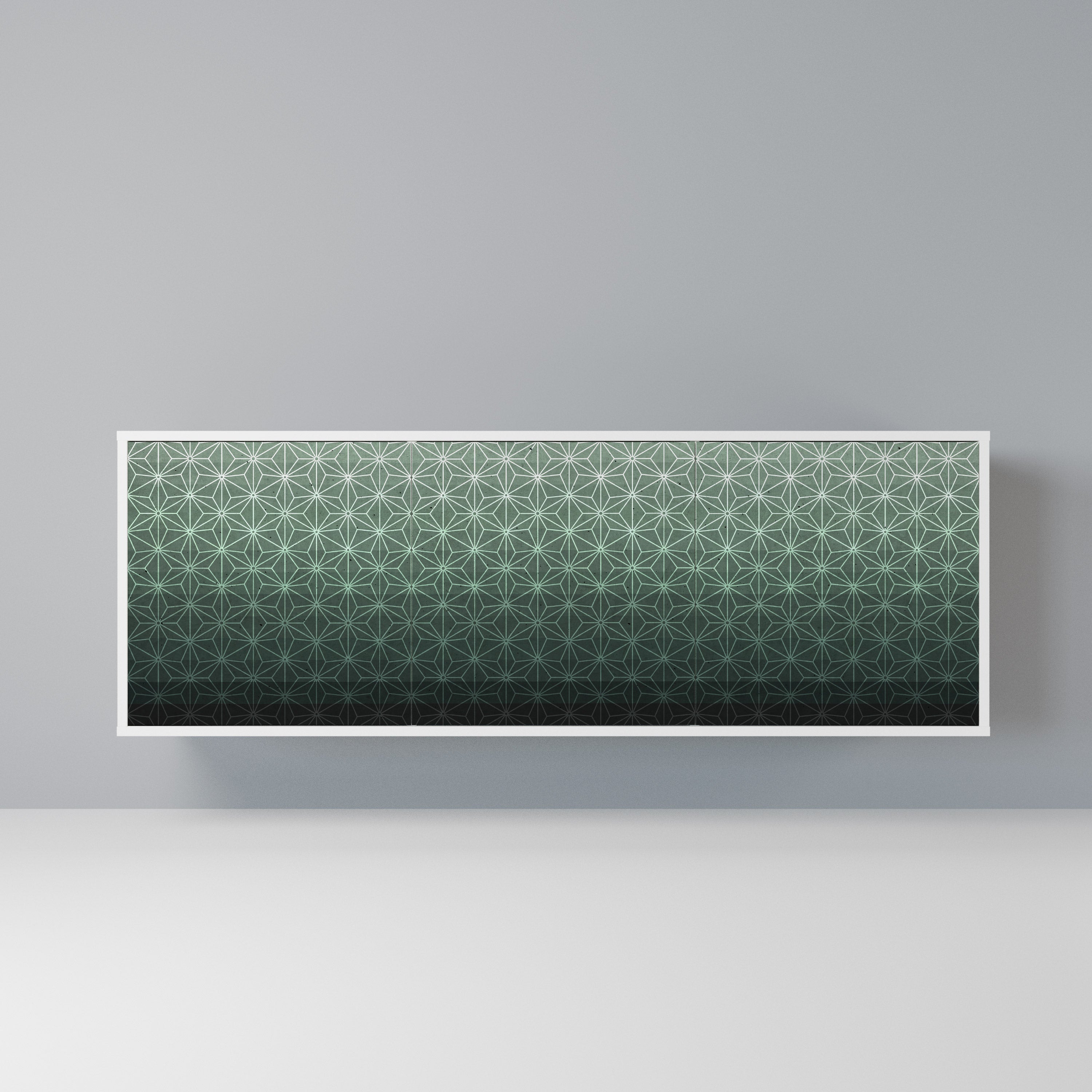ORNAMENTAL GLIMMER Komoda 3-drzwiowa korpus Biały