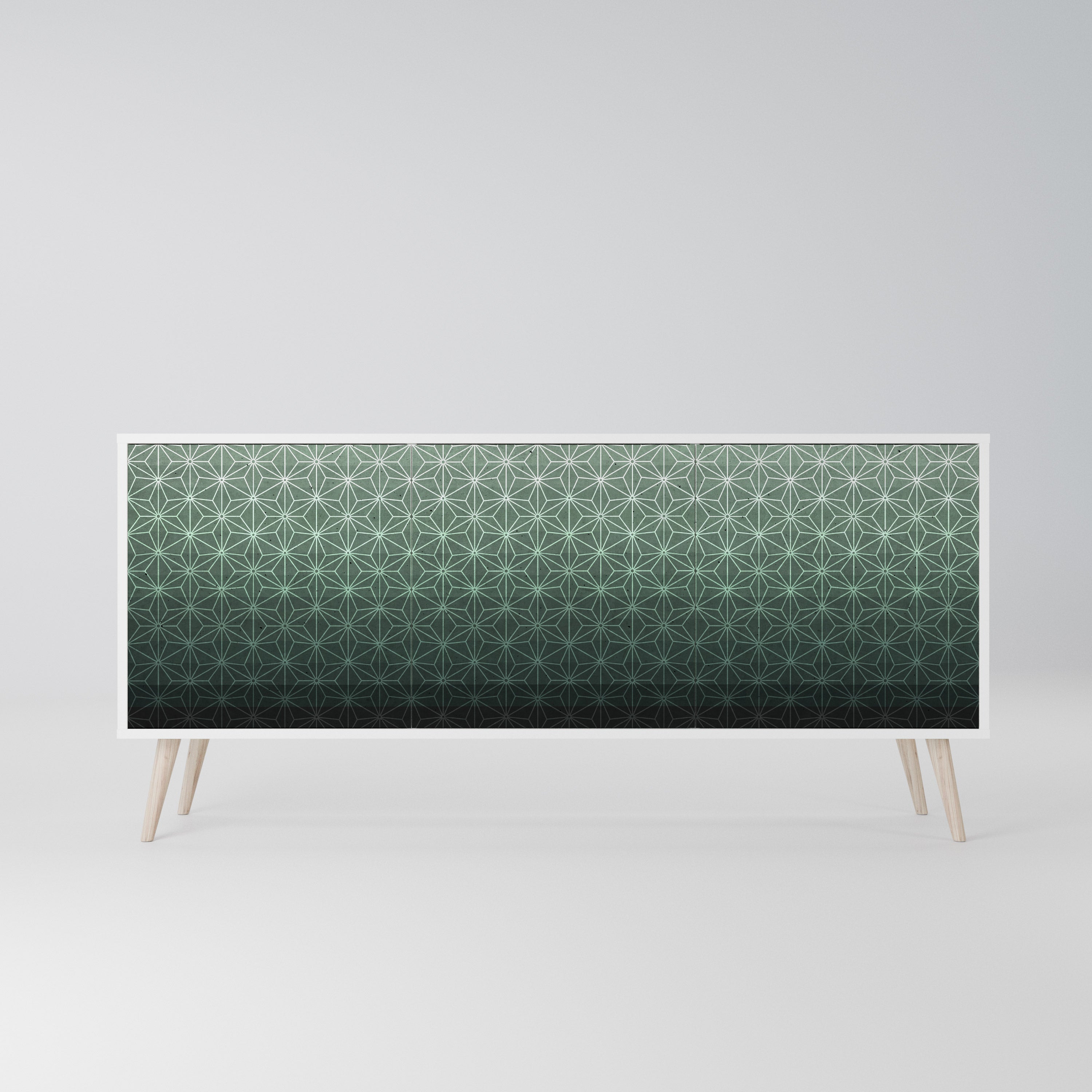 ORNAMENTAL GLIMMER Komoda 3-drzwiowa korpus Biały
