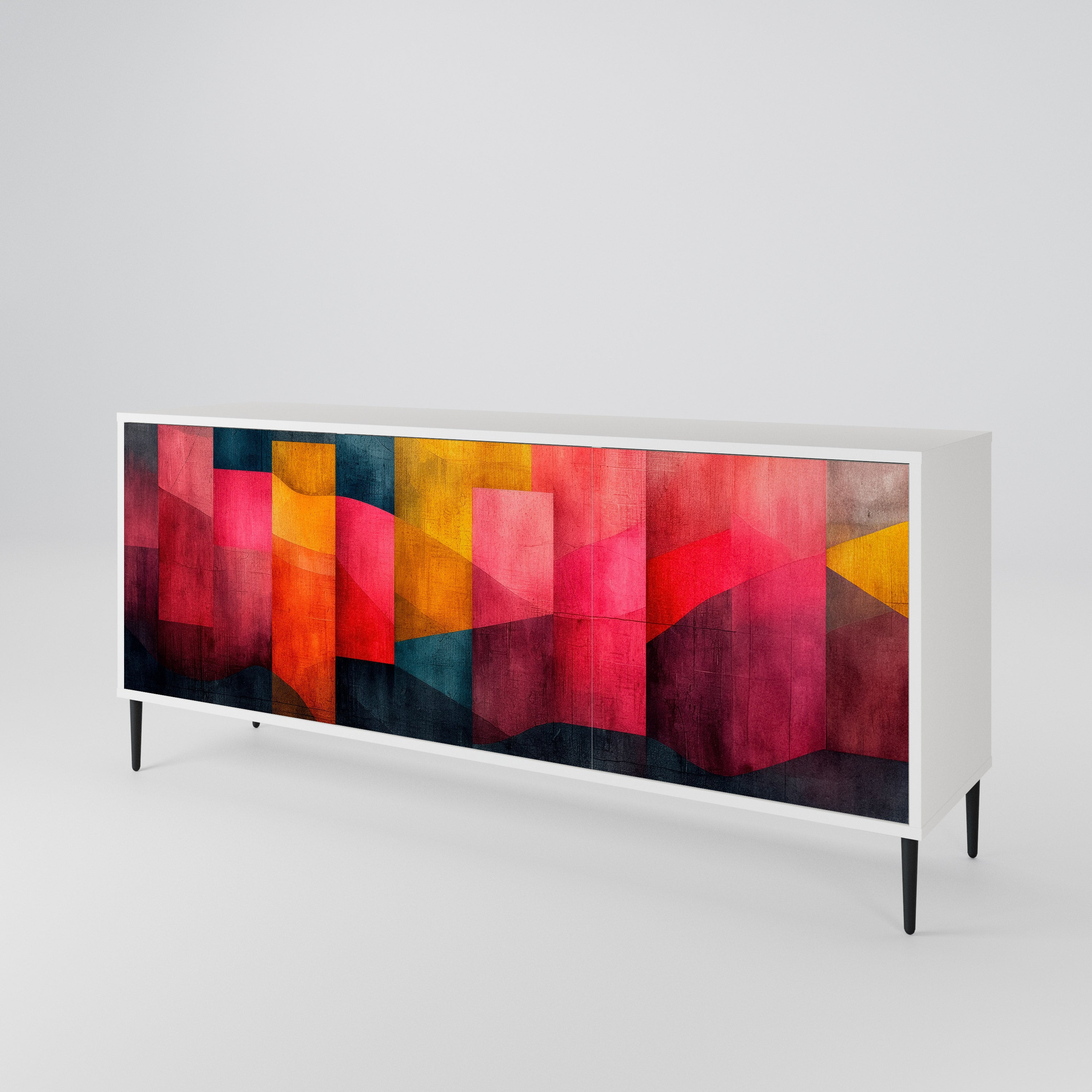 COLORFUL SOUNDS Komoda 3-drzwiowa korpus Biały