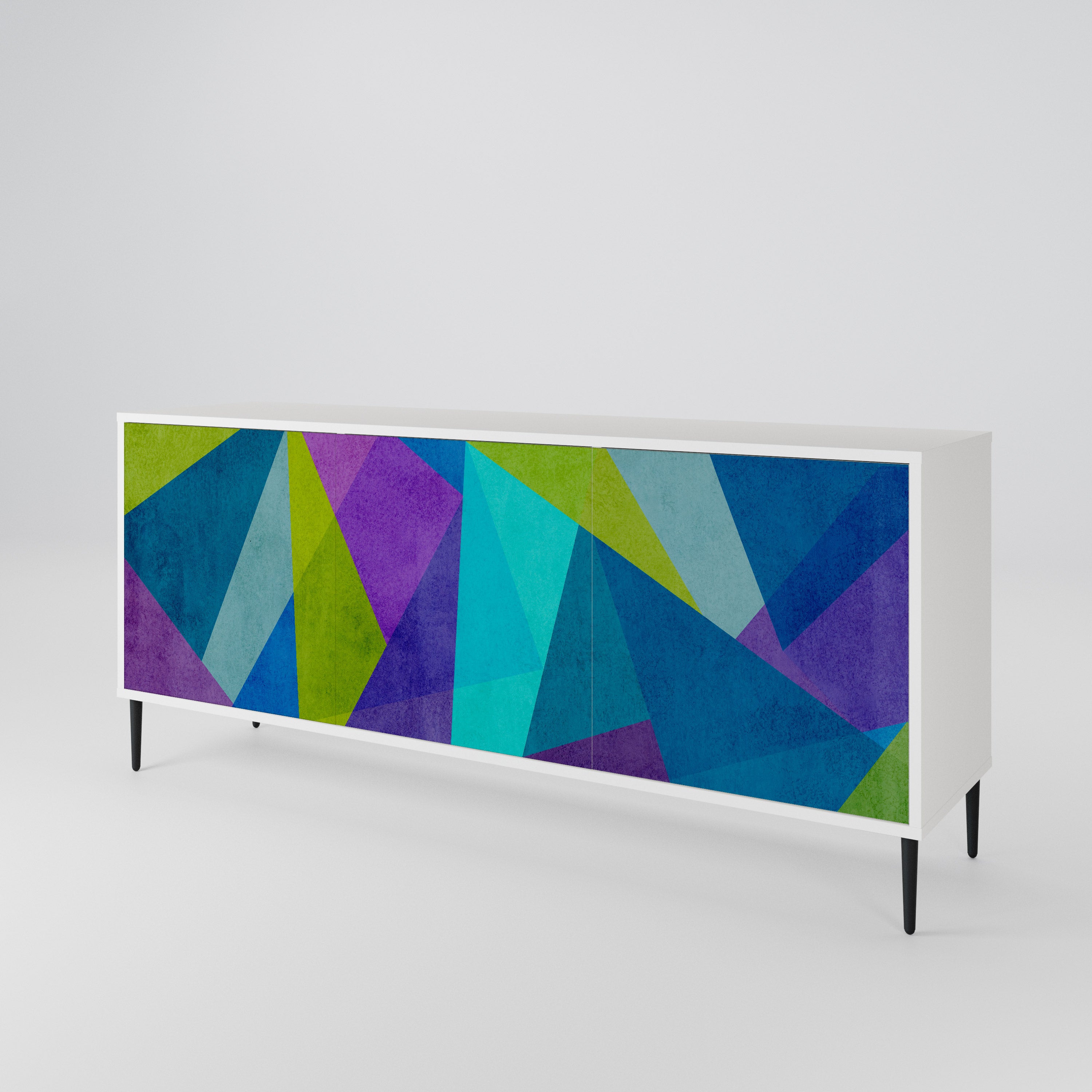 COLD SHOWCASE Komoda 3-drzwiowa korpus Biały