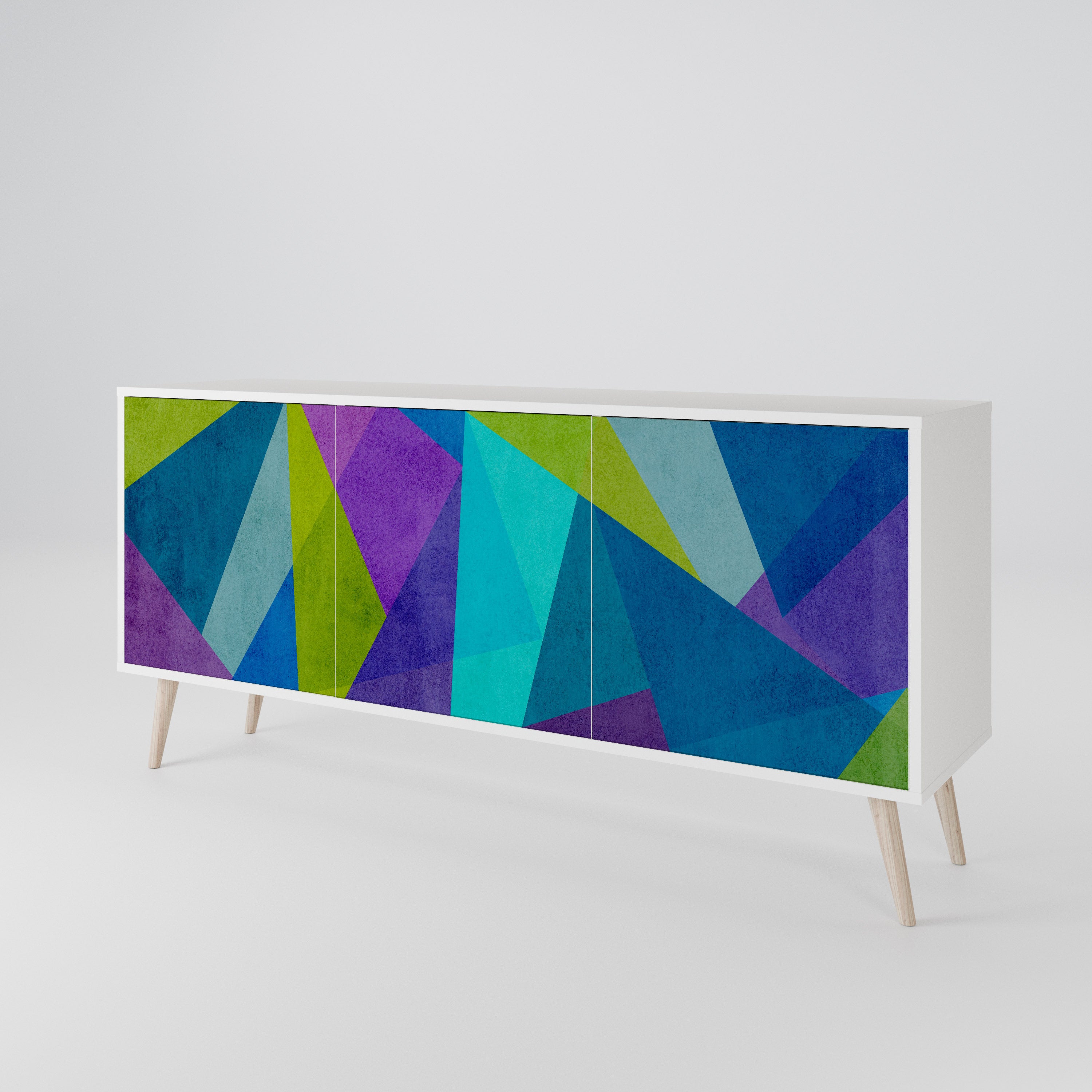 COLD SHOWCASE Komoda 3-drzwiowa korpus Biały