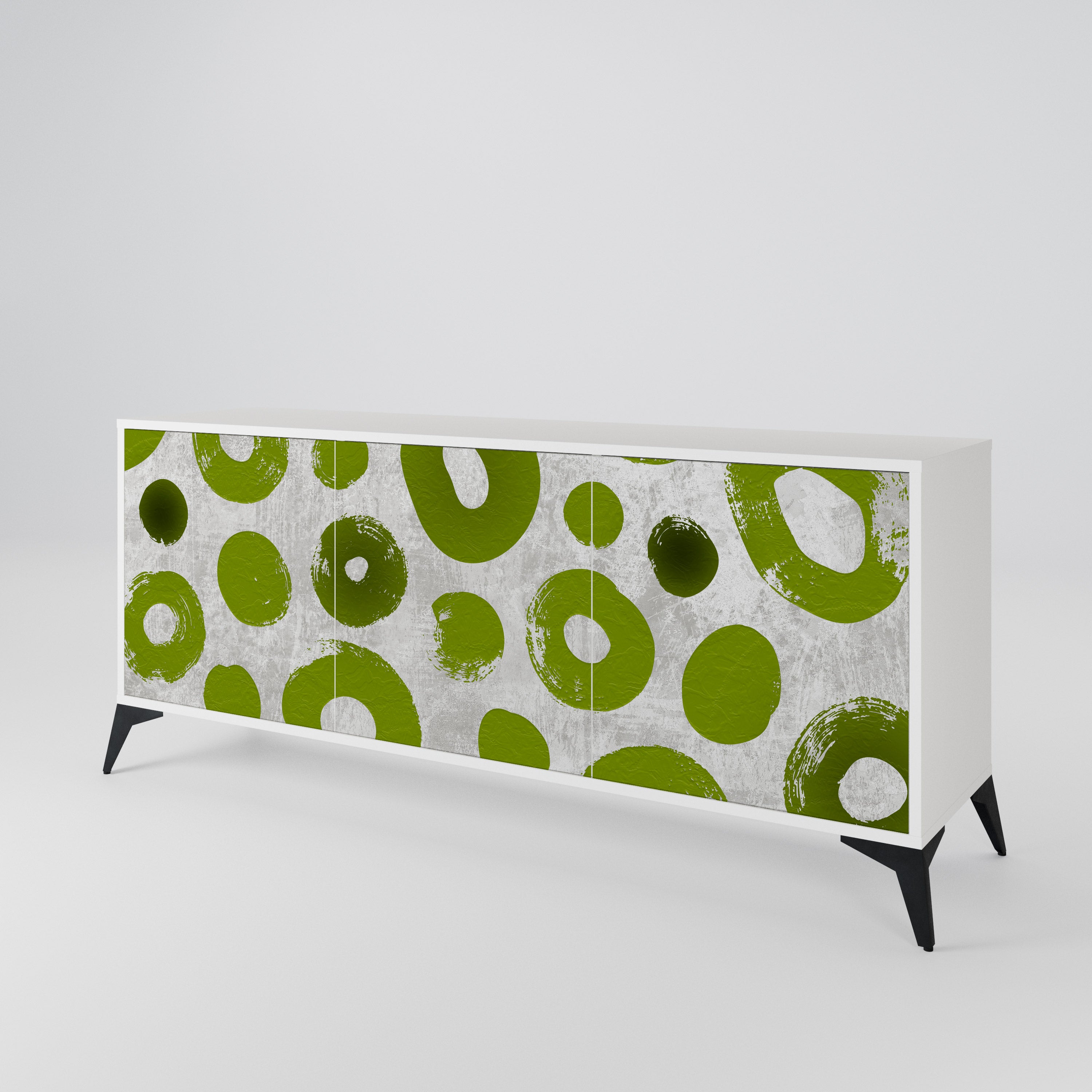 GREEN RHAPSODY Komoda 3-drzwiowa korpus Biały