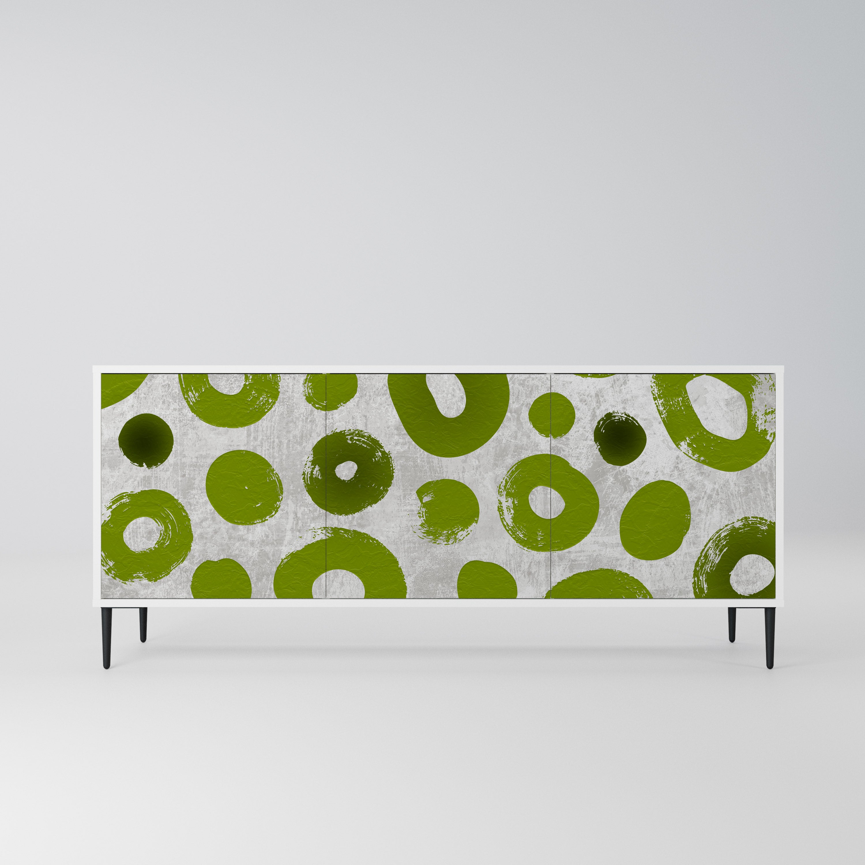 GREEN RHAPSODY Komoda 3-drzwiowa korpus Biały