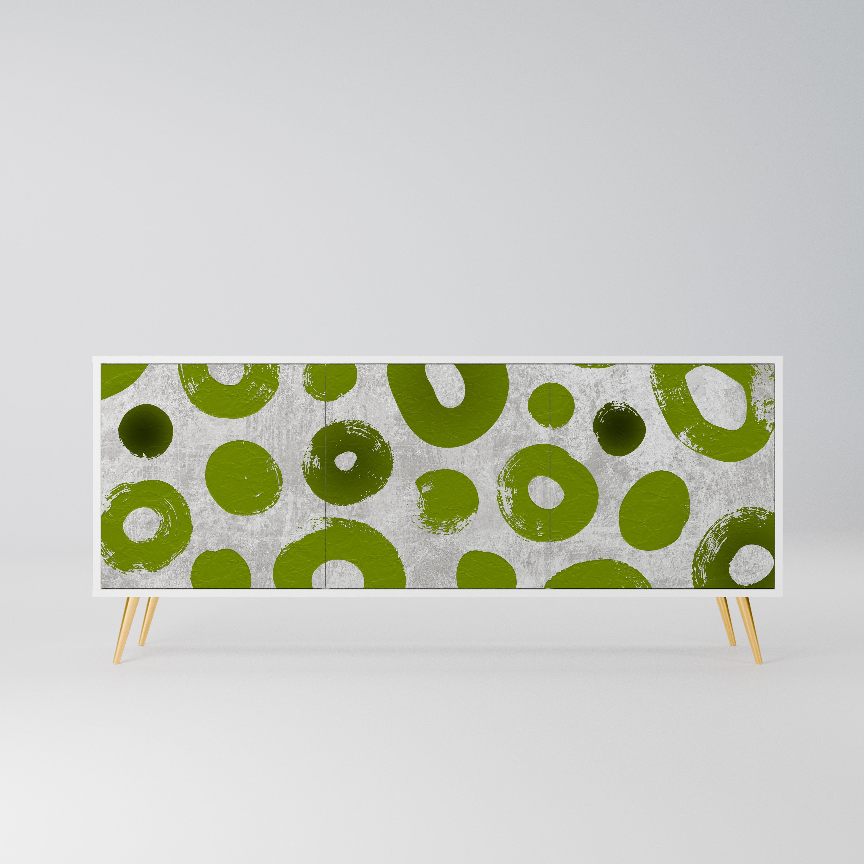 GREEN RHAPSODY Komoda 3-drzwiowa korpus Biały