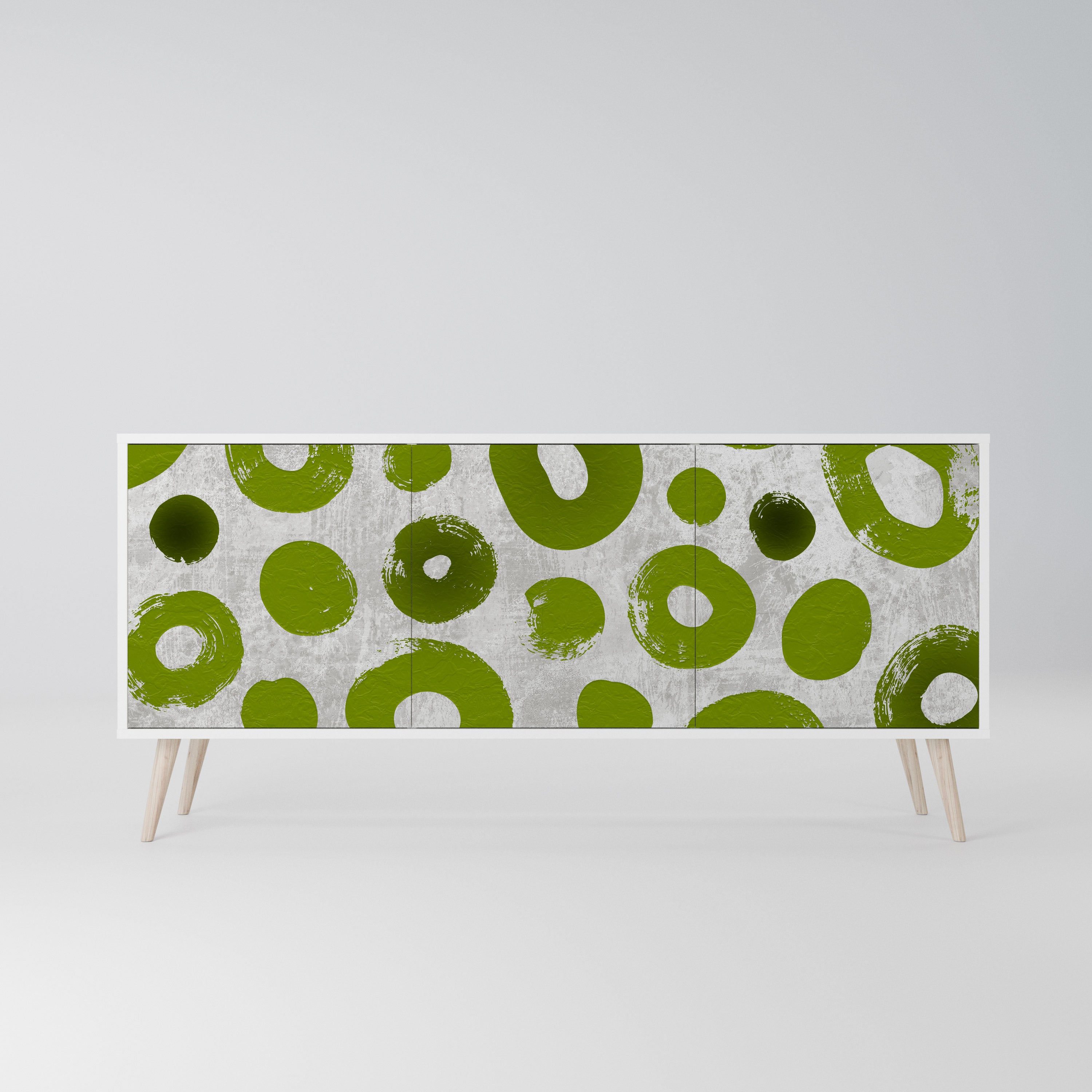 GREEN RHAPSODY Komoda 3-drzwiowa korpus Biały
