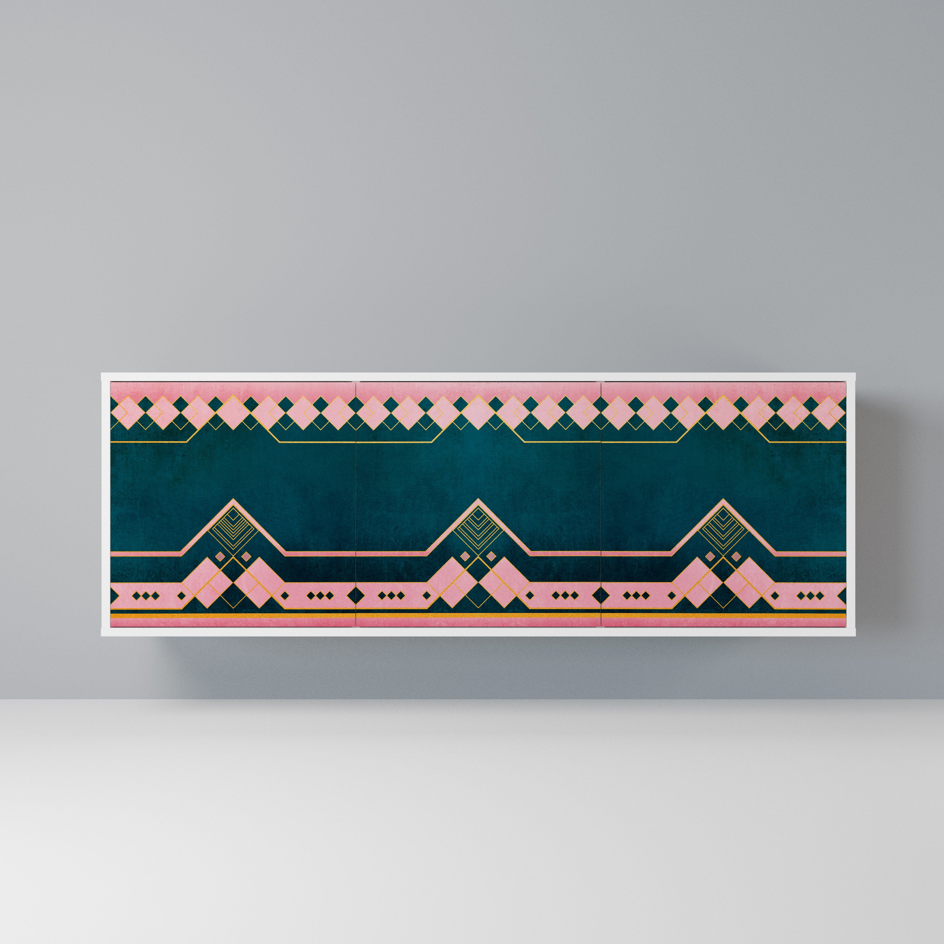 ROYAL COMPOSITION Komoda 3-drzwiowa korpus Biały