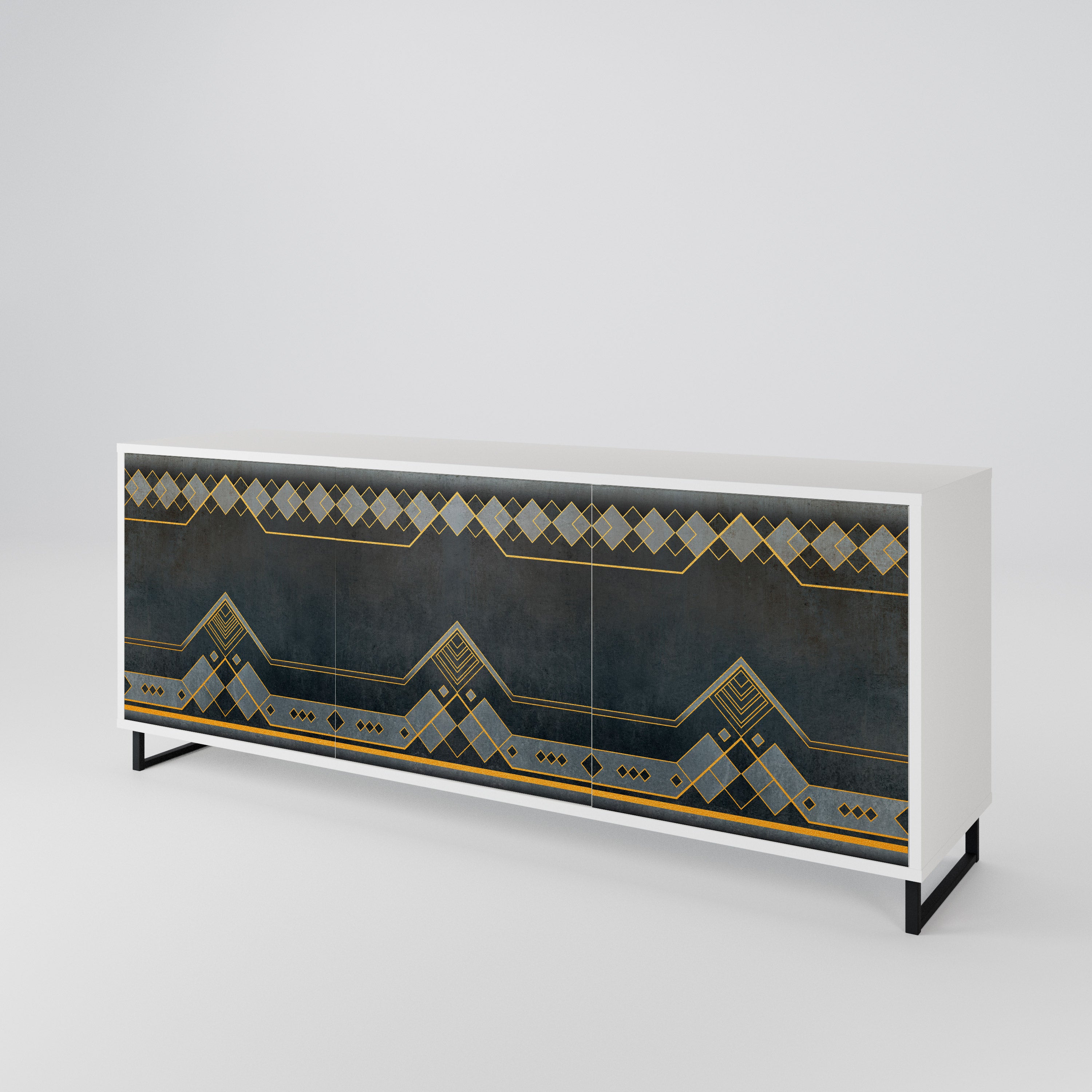 ROYAL ORDINARINESS Komoda 3-drzwiowa korpus Biały
