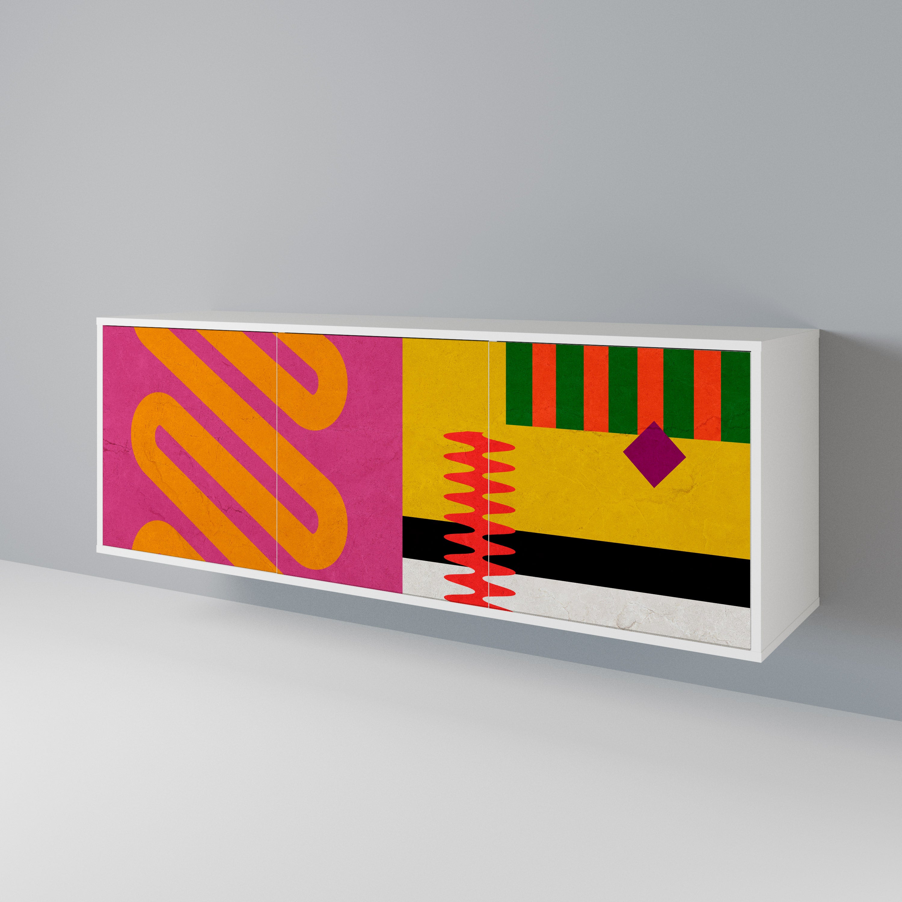 VIVID ART Komoda 3-drzwiowa korpus Biały