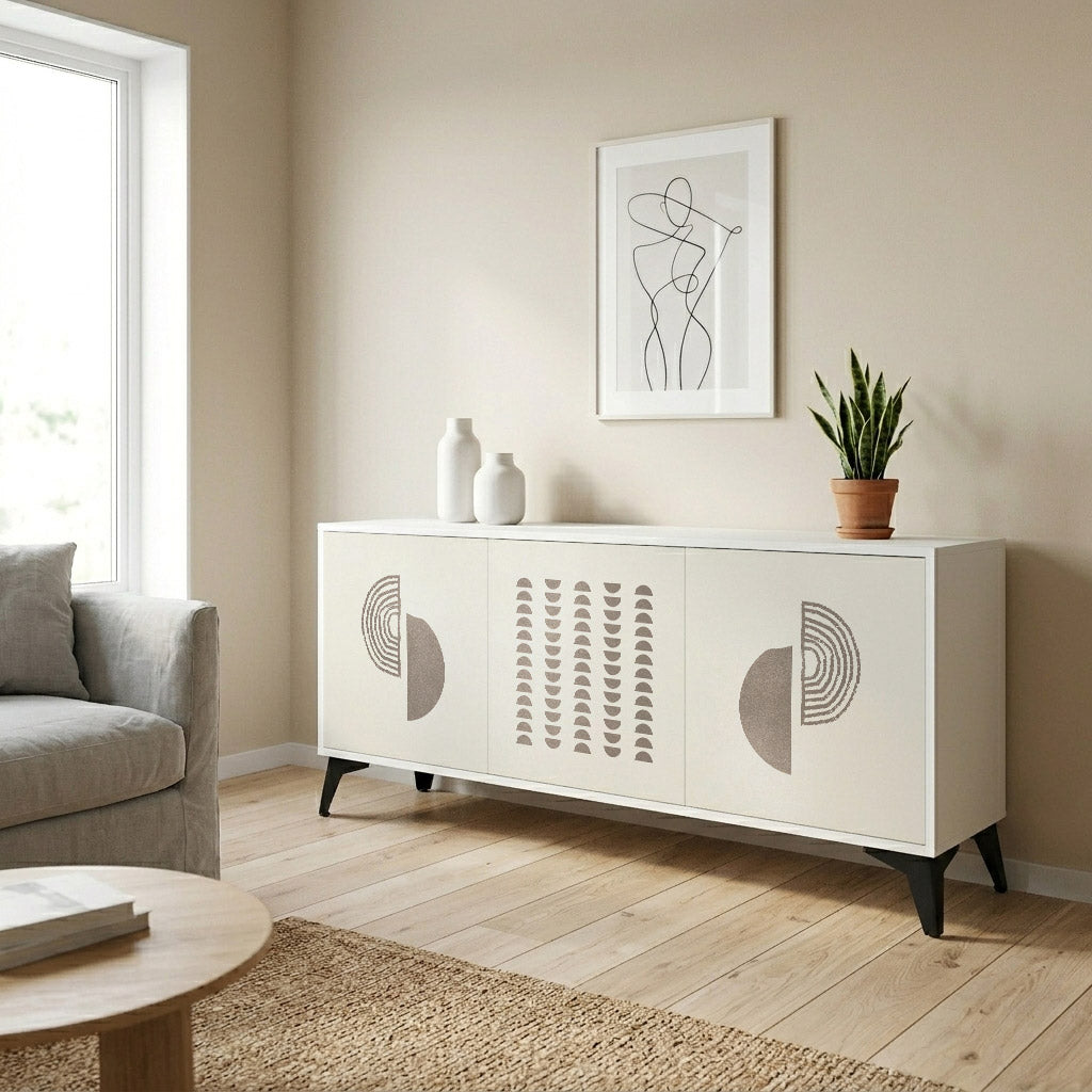HARMONY ESSENCE Komoda 3-drzwiowa korpus Biały