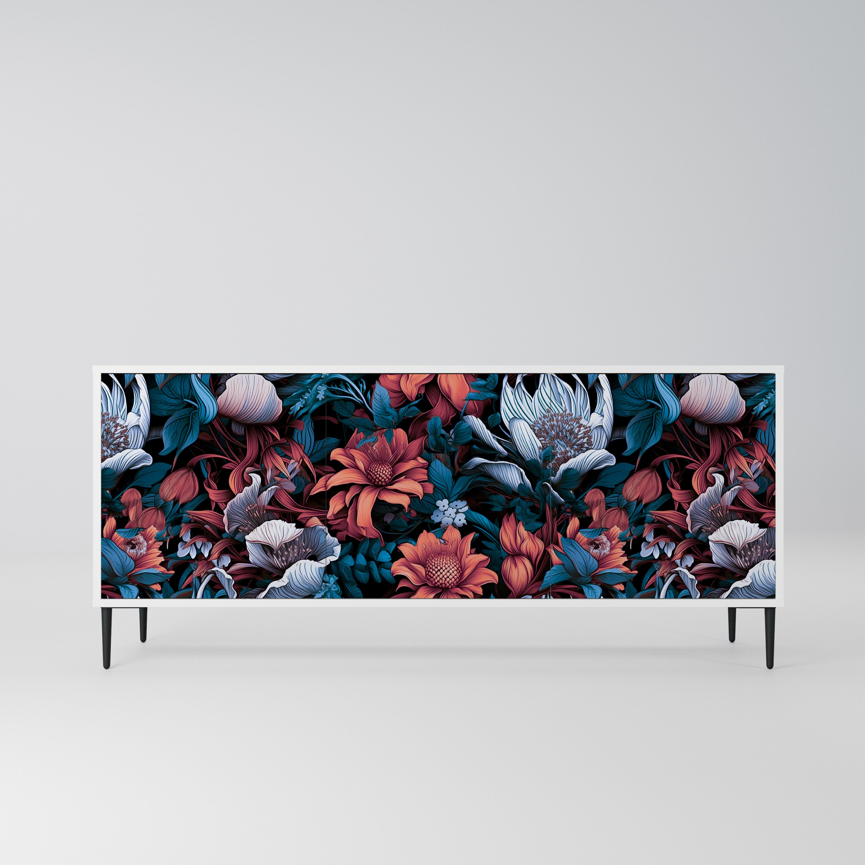 ETHEREAL BLOSSOMS Komoda 3-drzwiowa korpus Biały
