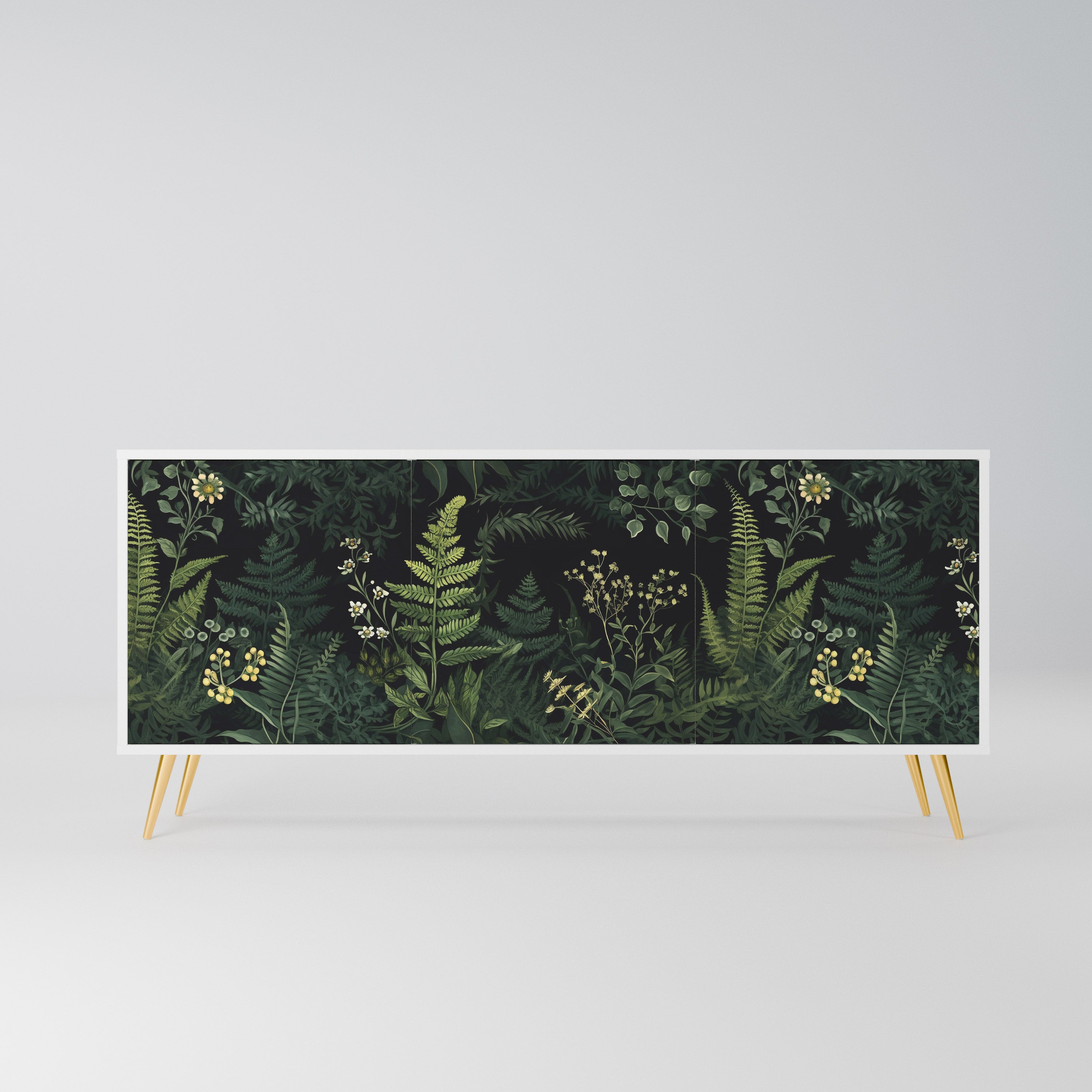 FERN FLOWERS Komoda 3-drzwiowa korpus Biały