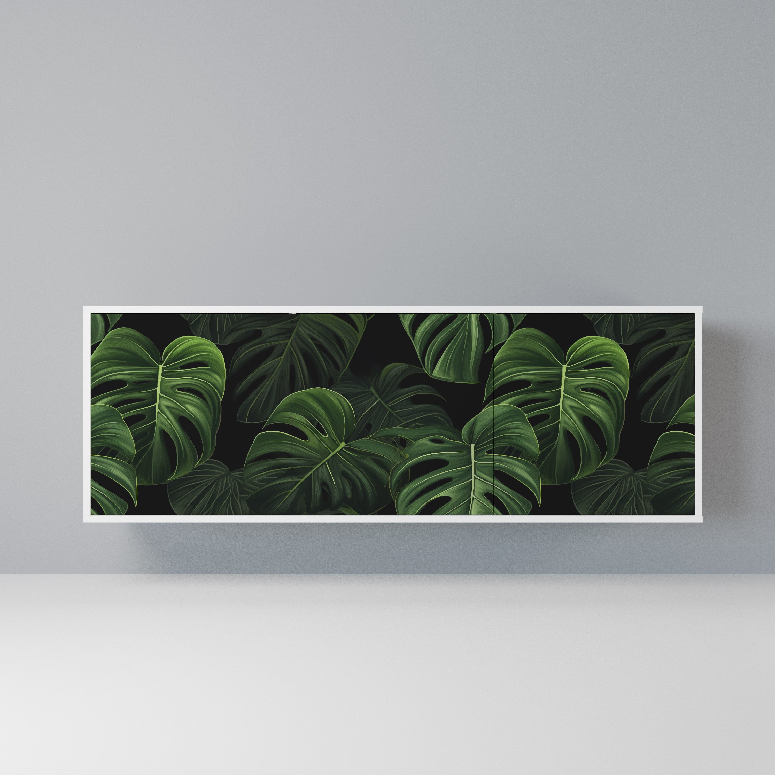 INFINITE MONSTERA Komoda 3-drzwiowa korpus Biały