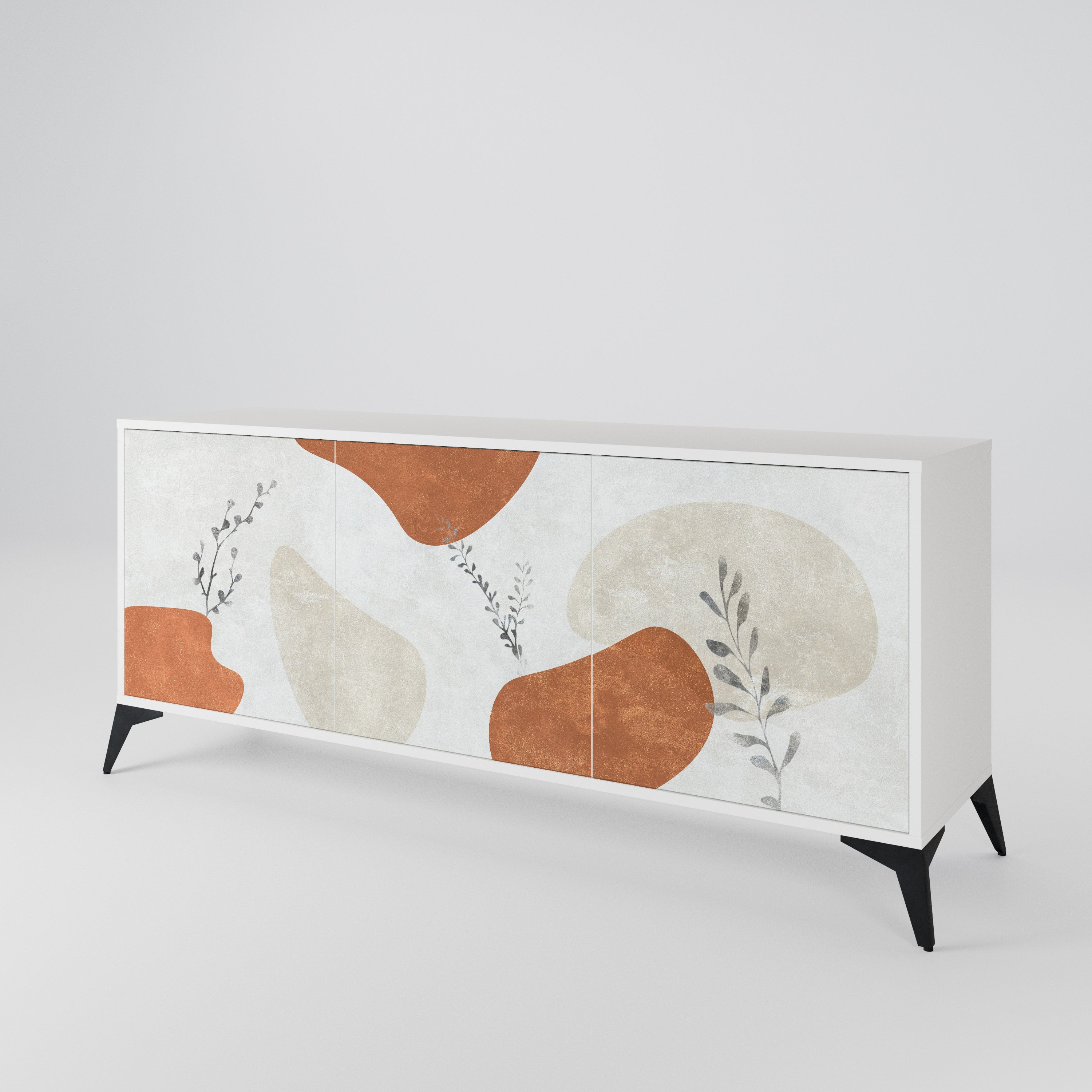TRANQUIL TWIG Komoda 3-drzwiowa korpus Biały