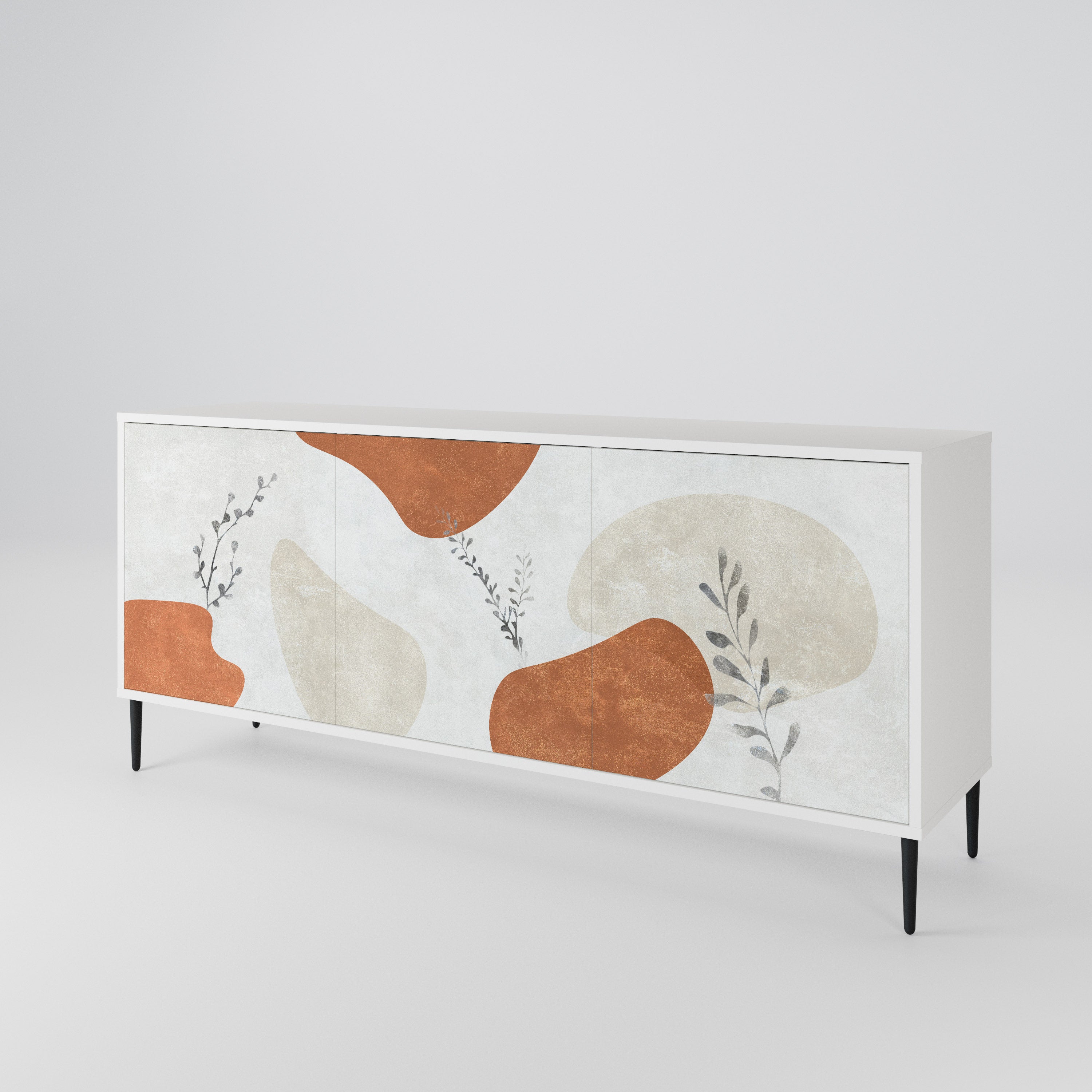 TRANQUIL TWIG Komoda 3-drzwiowa korpus Biały