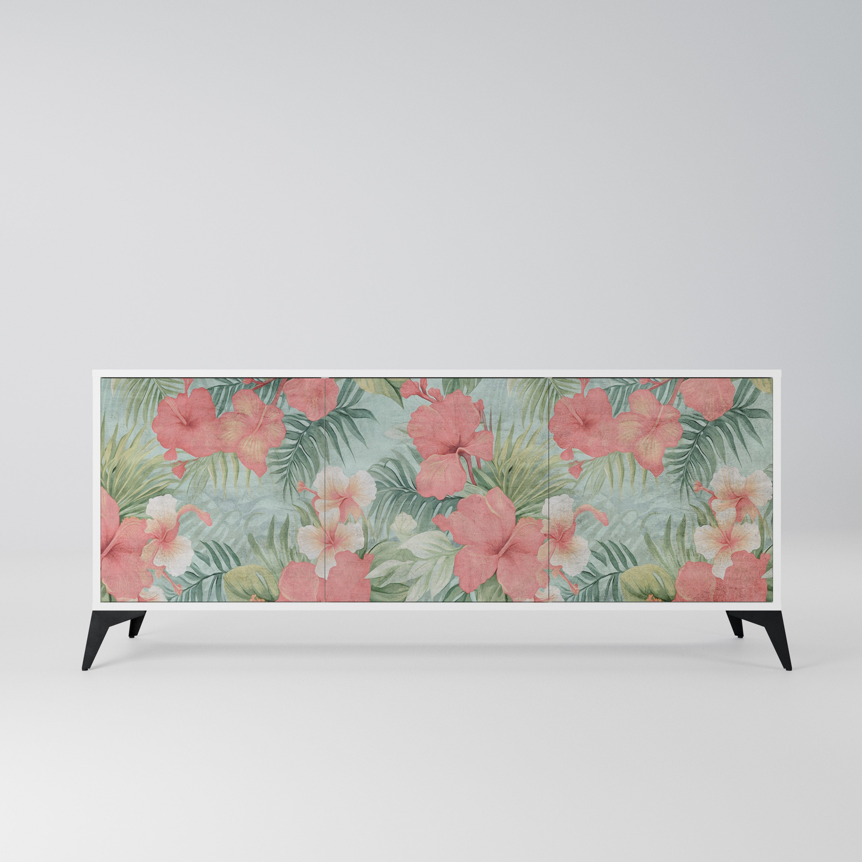 HAWAIIAN SPIRIT Komoda 3-drzwiowa korpus Biały