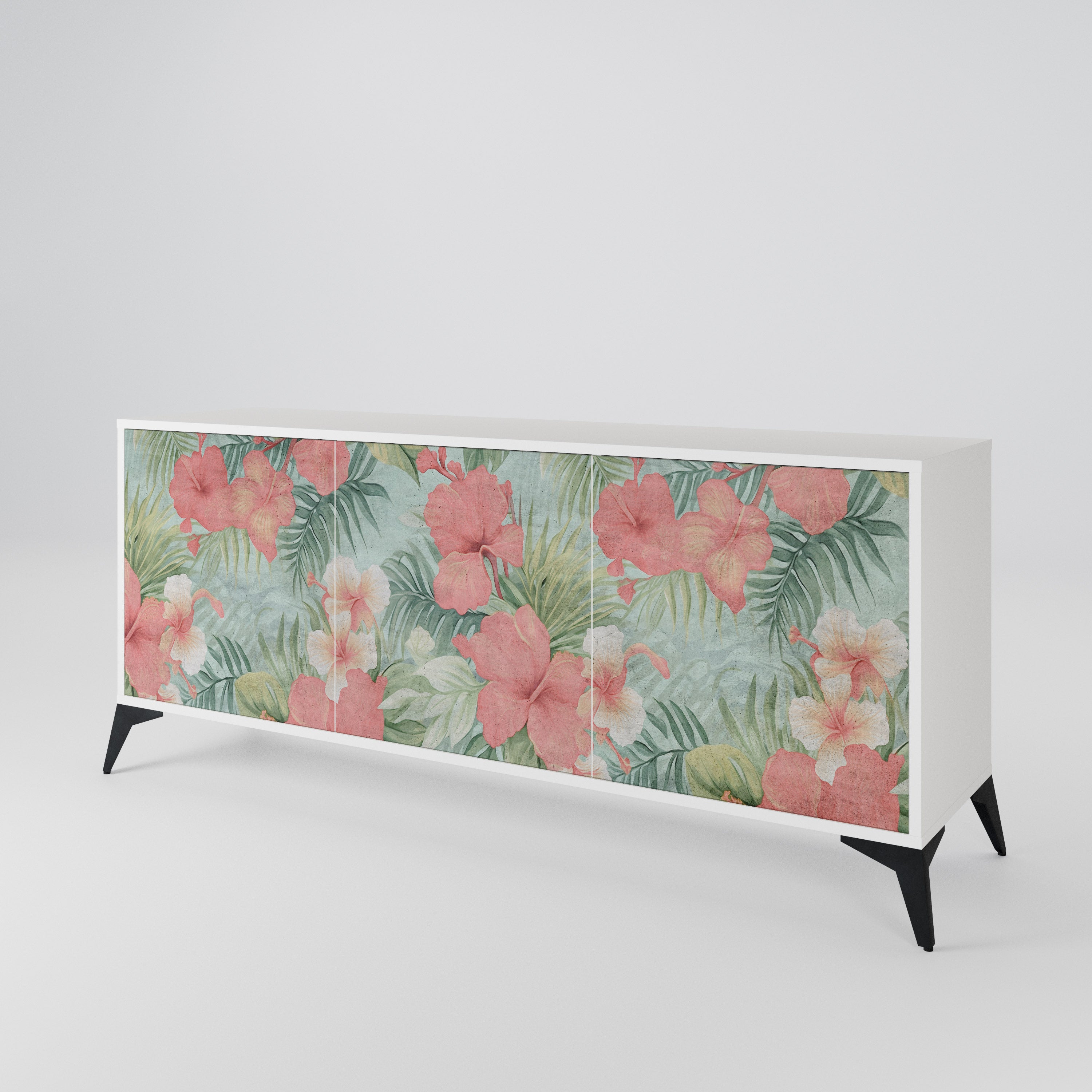 HAWAIIAN SPIRIT Komoda 3-drzwiowa korpus Biały