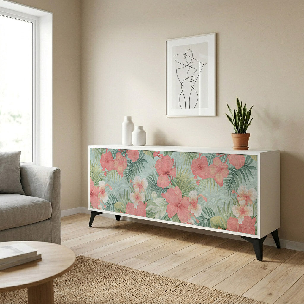 HAWAIIAN SPIRIT Komoda 3-drzwiowa korpus Biały