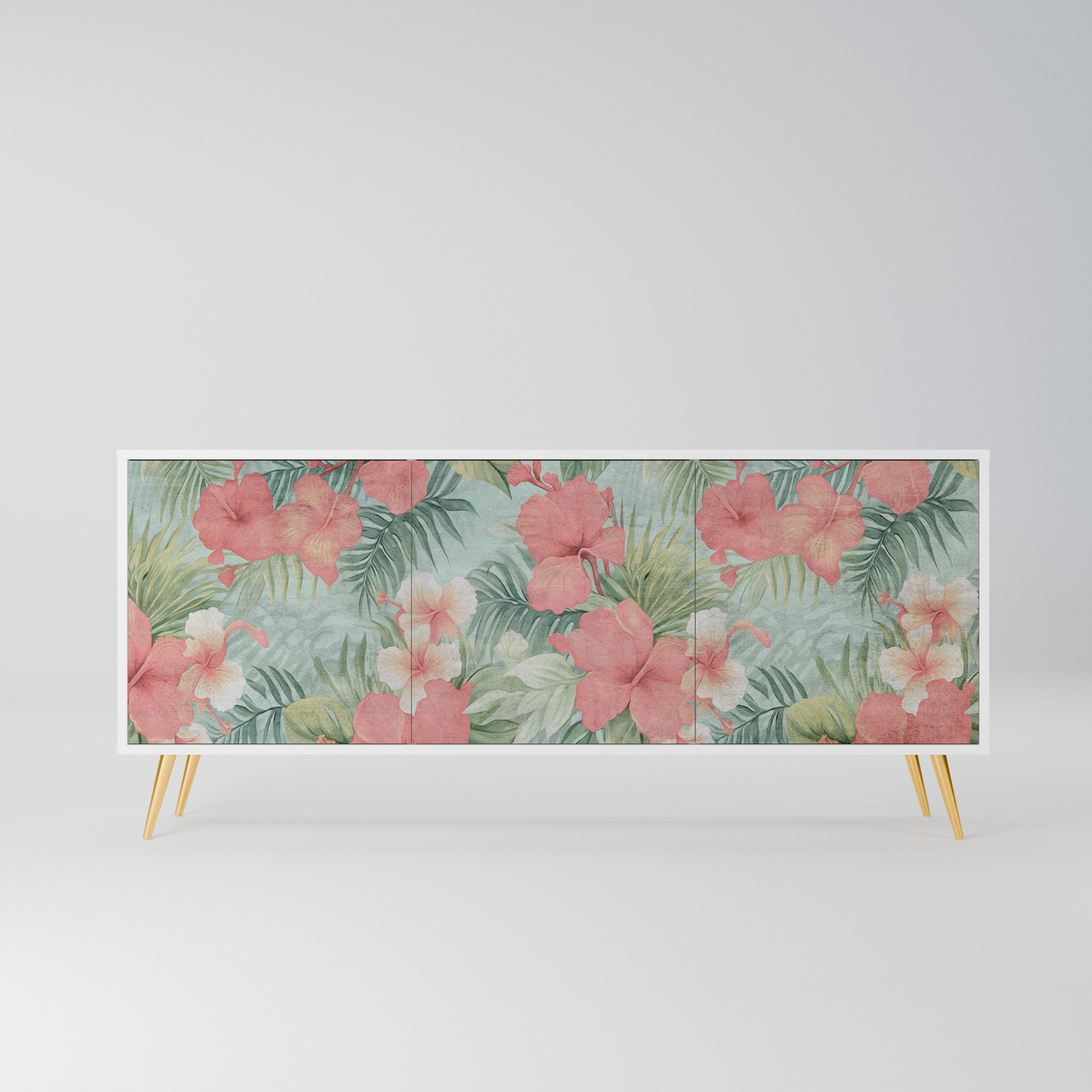 HAWAIIAN SPIRIT Komoda 3-drzwiowa korpus Biały