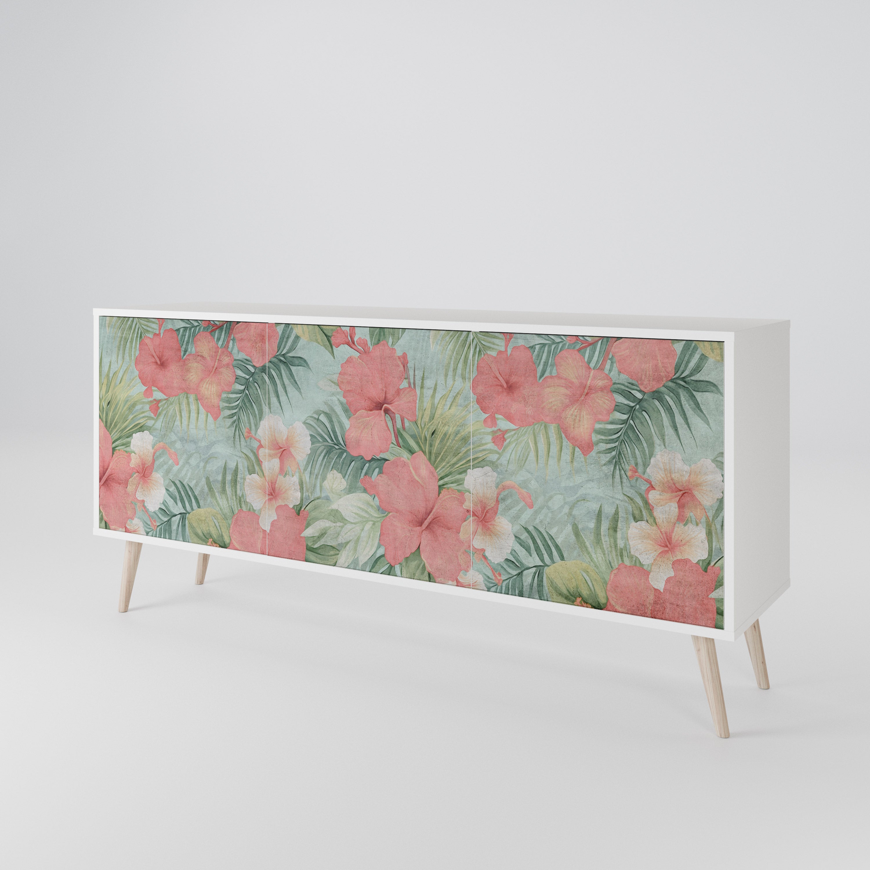 HAWAIIAN SPIRIT Komoda 3-drzwiowa korpus Biały