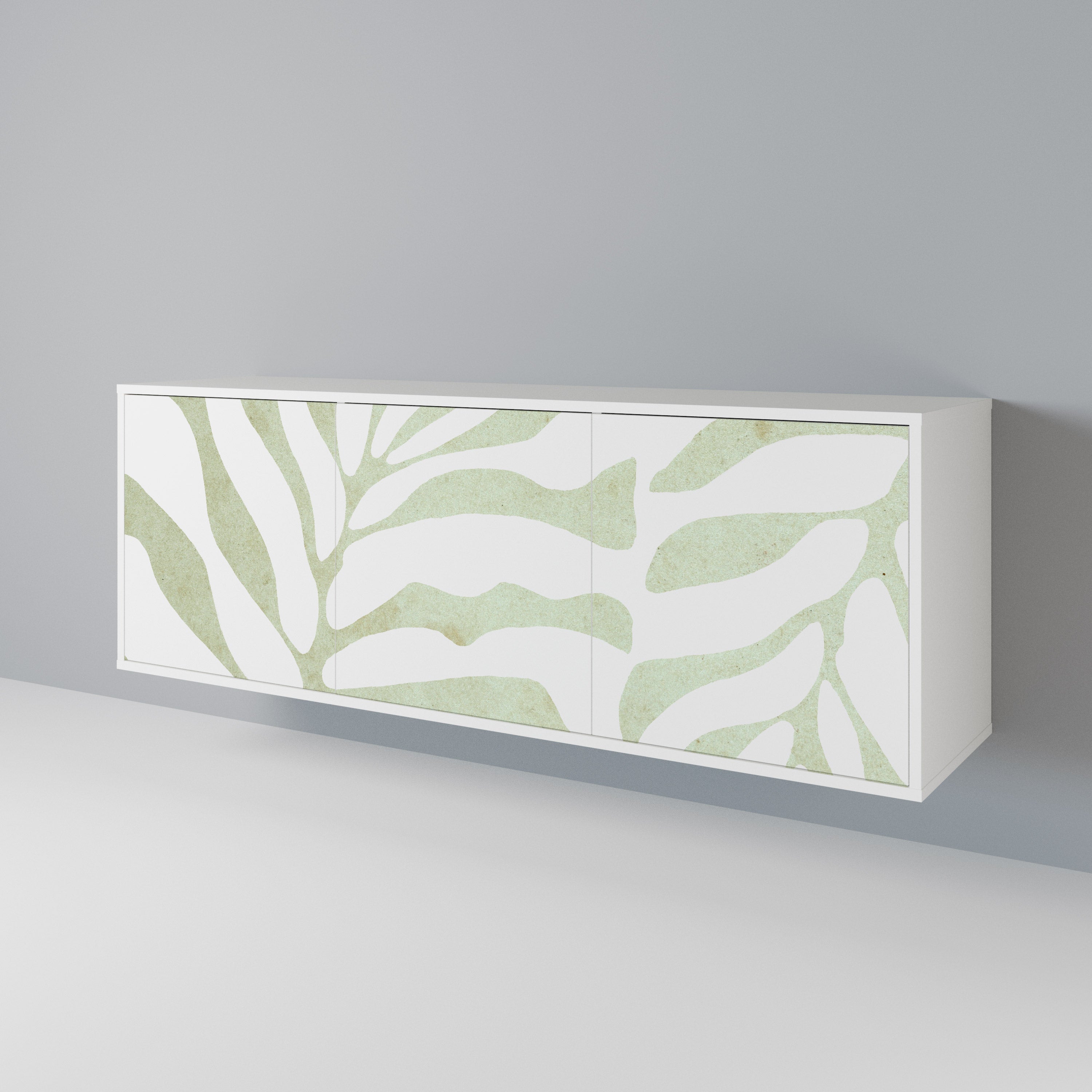 BOTANICAL SPARK Komoda 3-drzwiowa korpus Biały