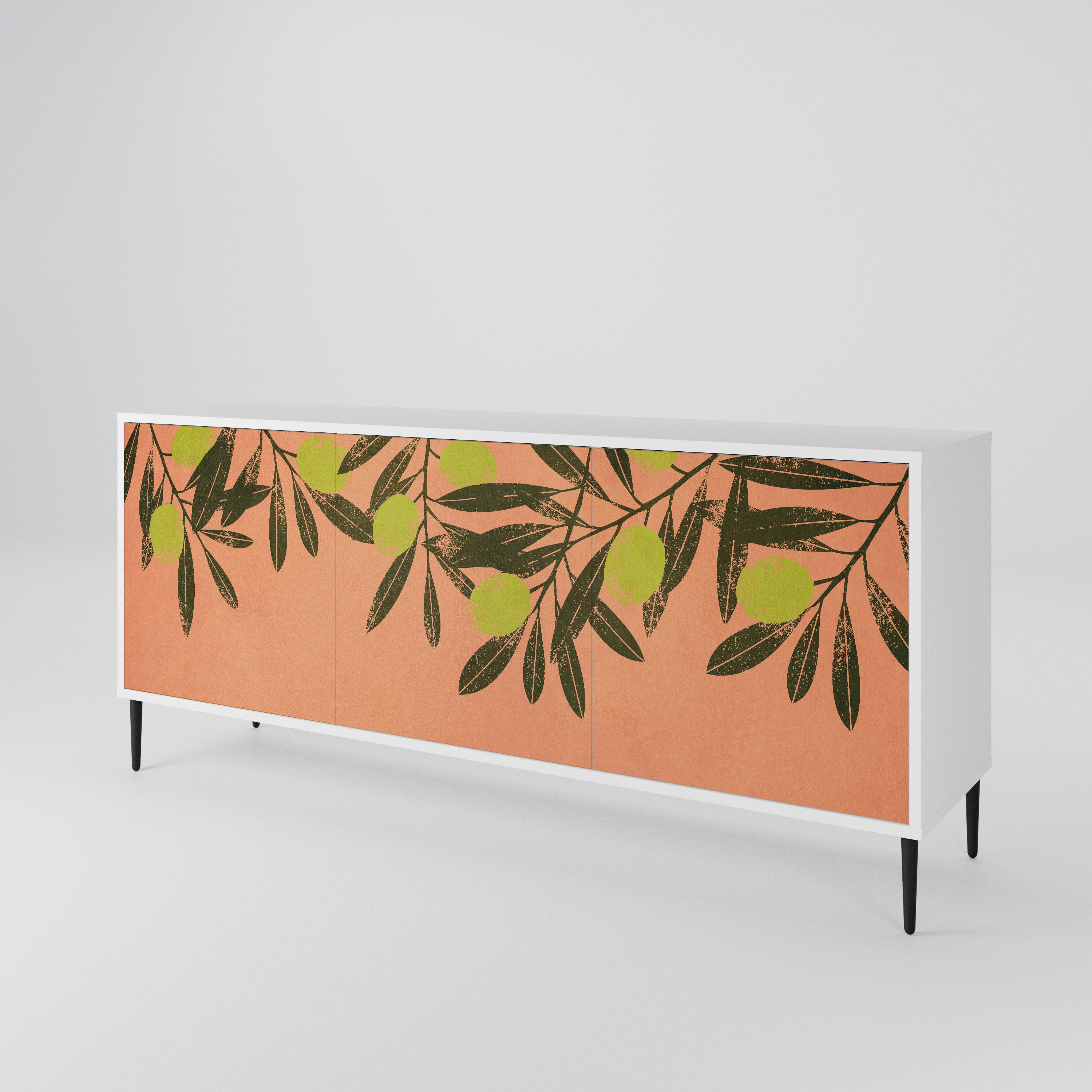 JUICY OLIVES Komoda 3-drzwiowa korpus Biały
