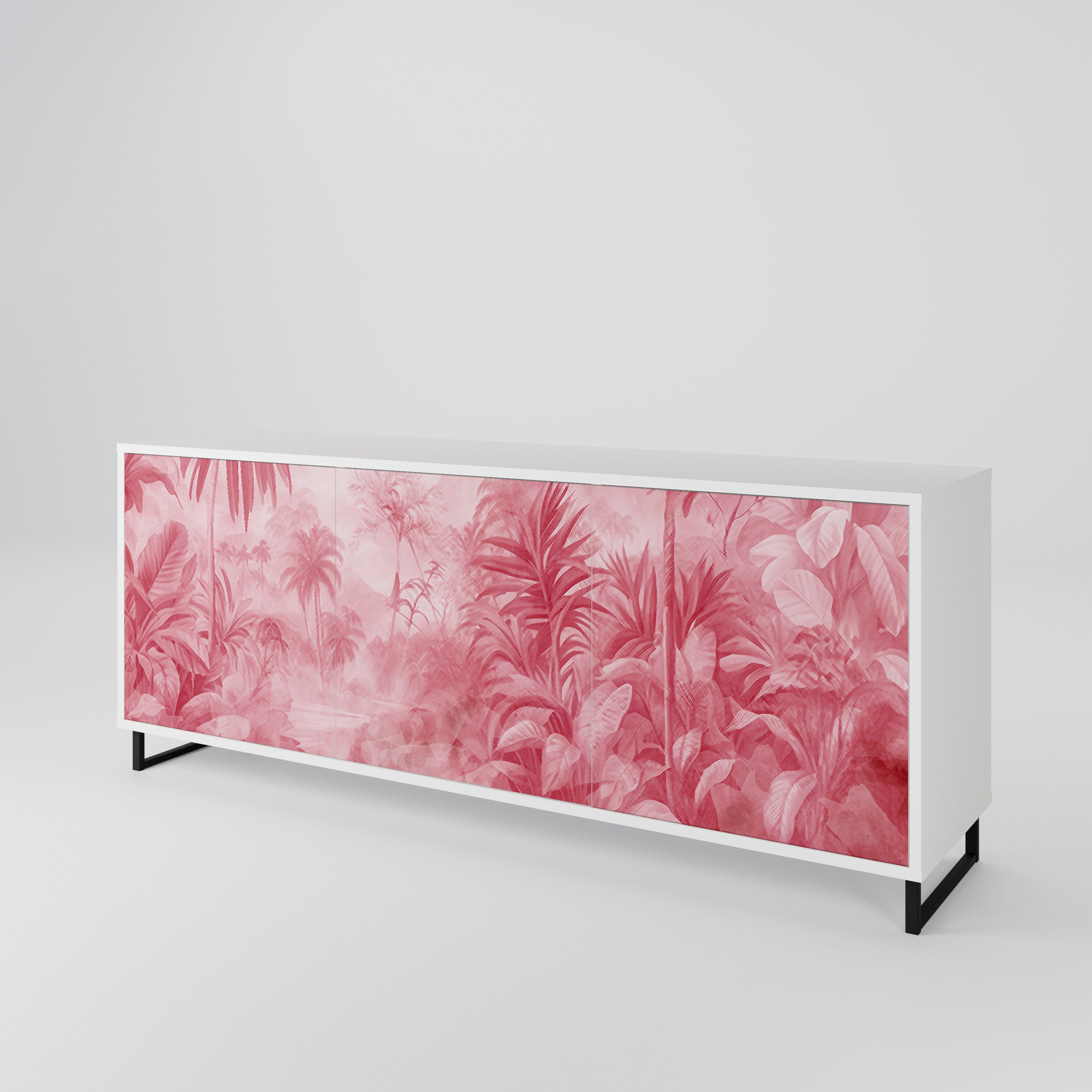 SWEET TROPICS Komoda 3-drzwiowa korpus Biały