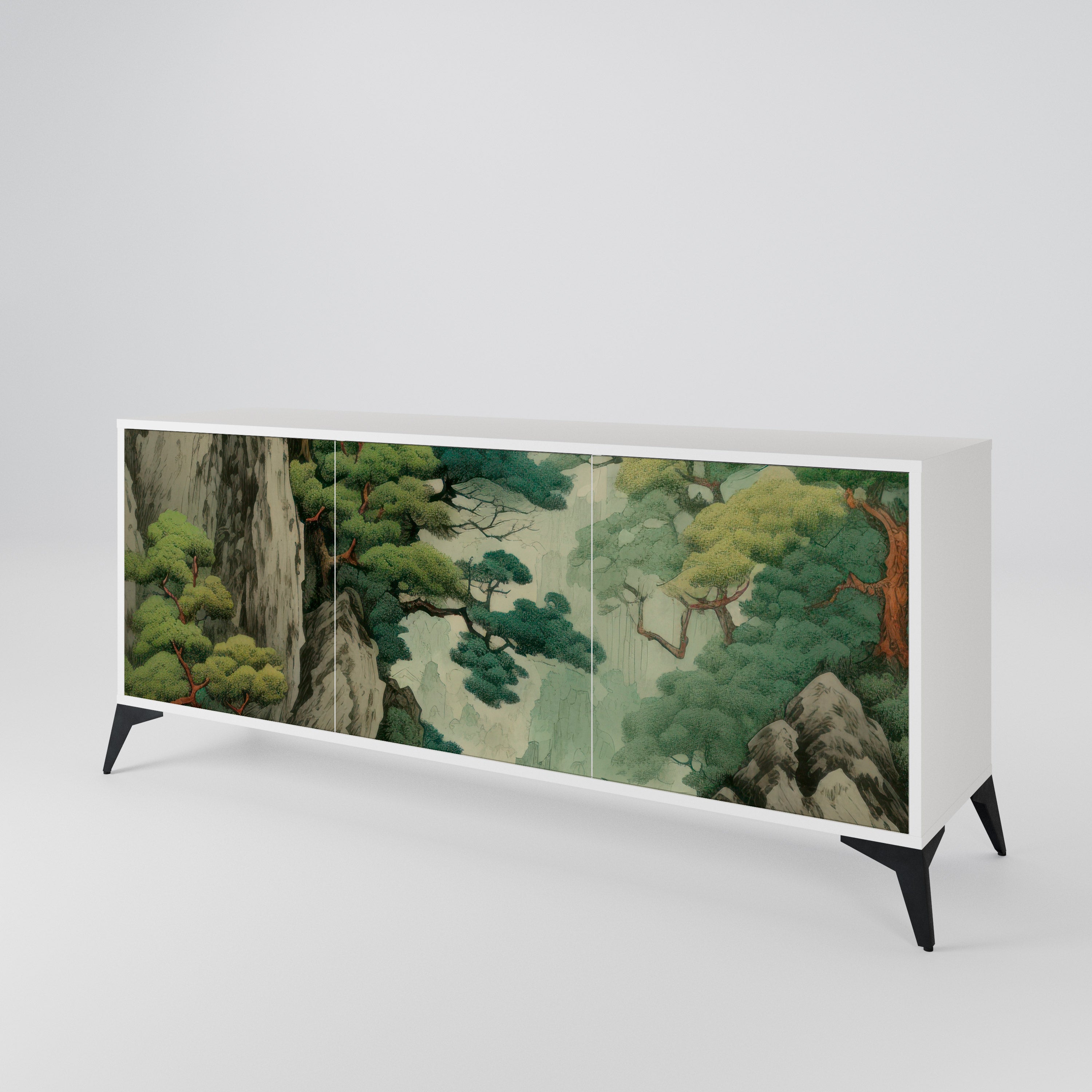 VERDURE ABYSS Komoda 3-drzwiowa korpus Biały