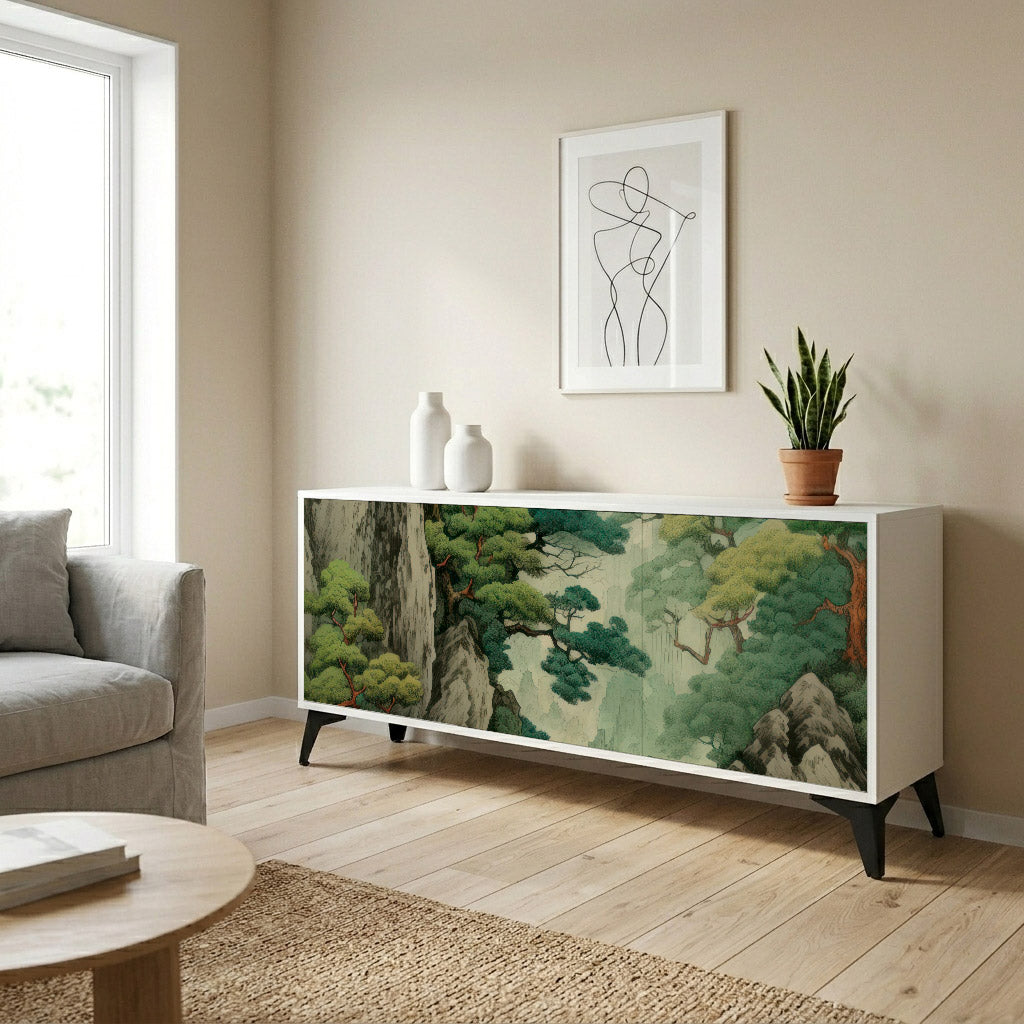 VERDURE ABYSS Komoda 3-drzwiowa korpus Biały
