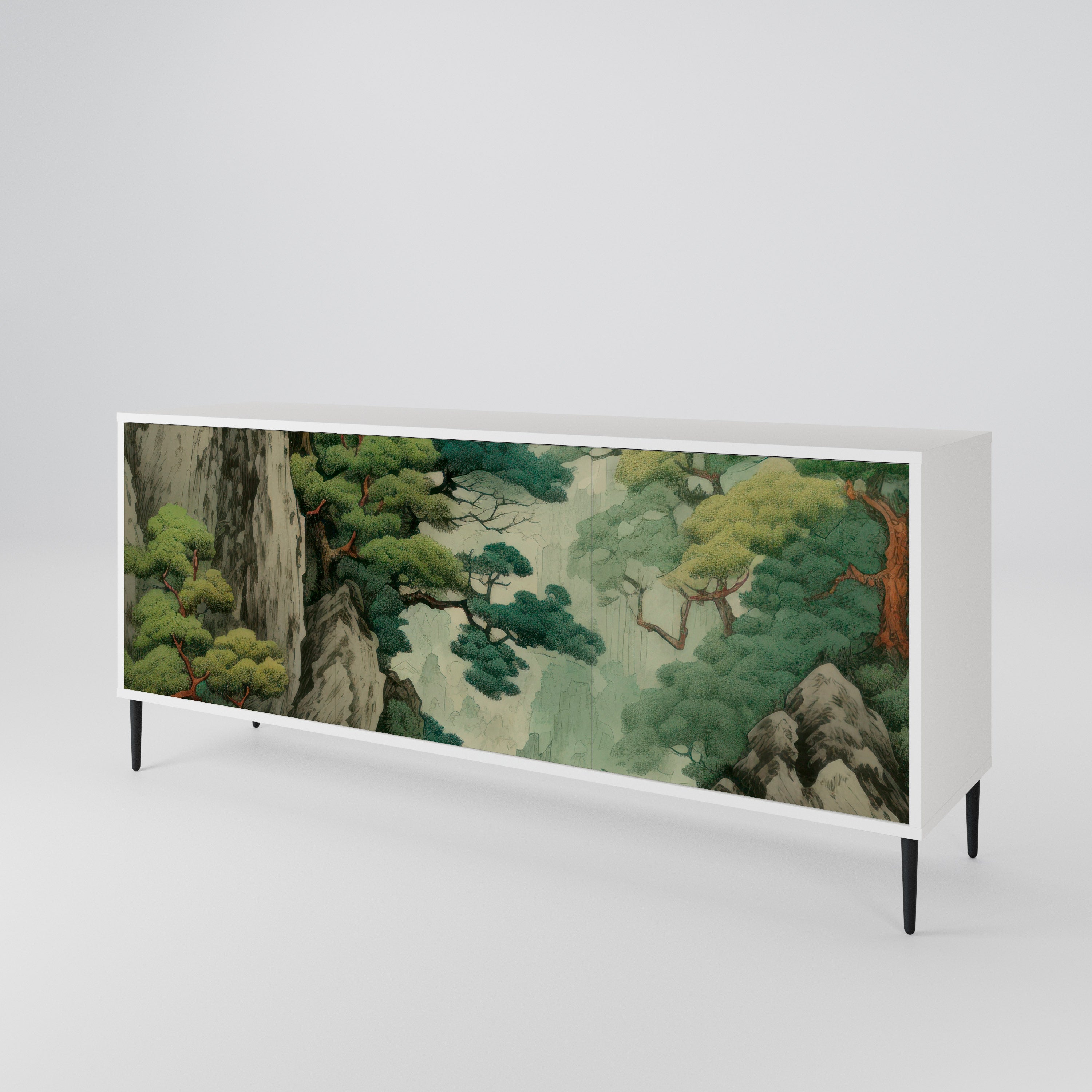VERDURE ABYSS Komoda 3-drzwiowa korpus Biały
