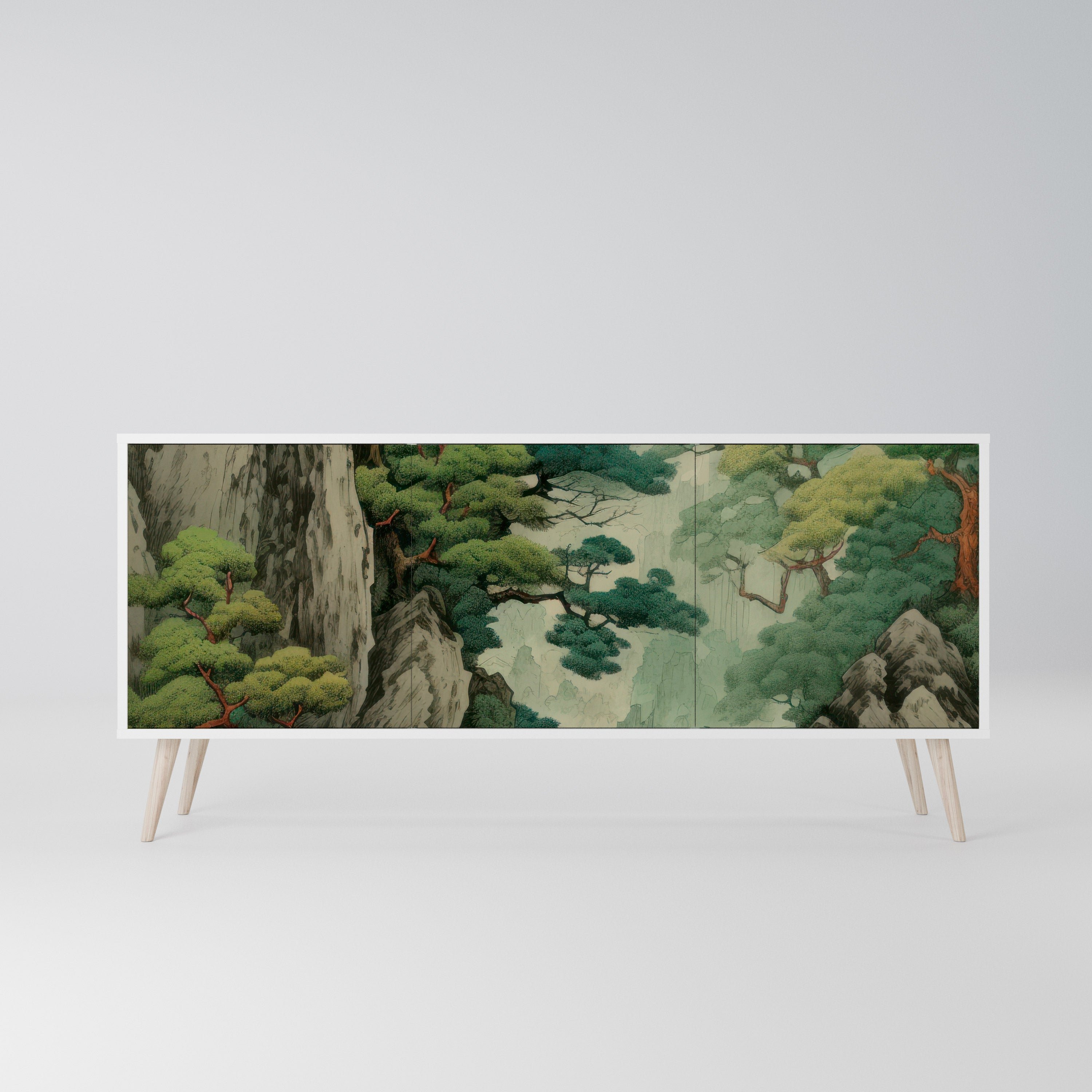 VERDURE ABYSS Komoda 3-drzwiowa korpus Biały