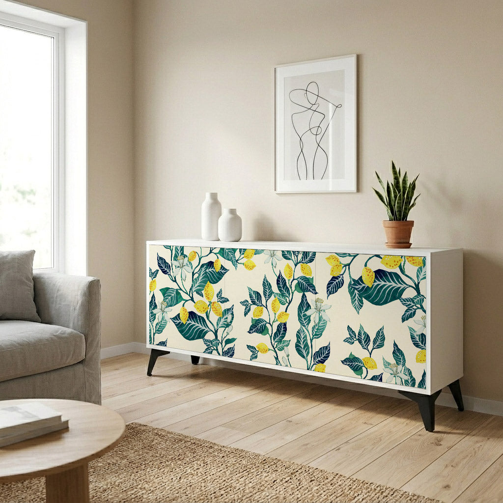 LEMON TREE Komoda 3-drzwiowa korpus Biały