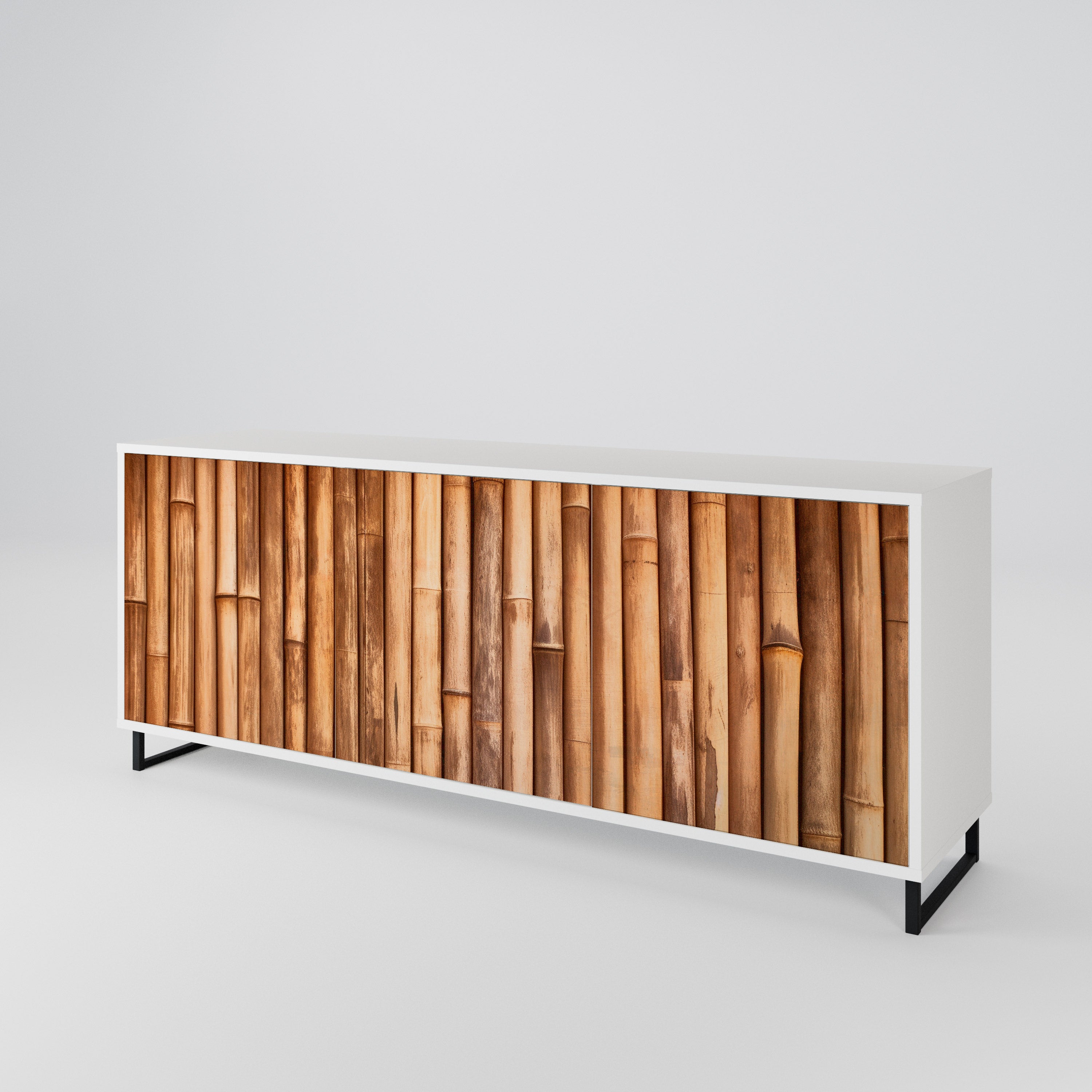 NATURAL WOOD Komoda 3-drzwiowa korpus Biały