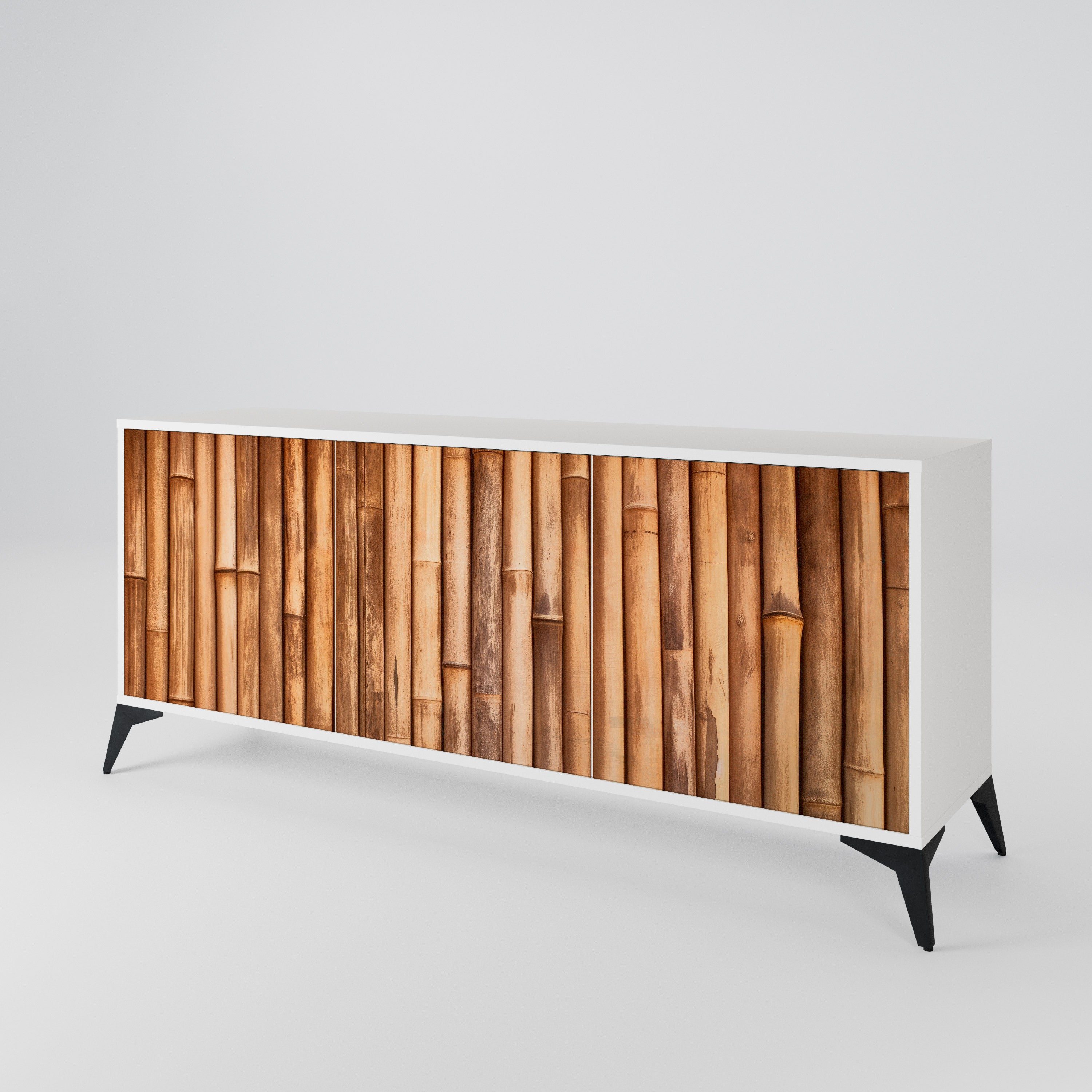 NATURAL WOOD Komoda 3-drzwiowa korpus Biały