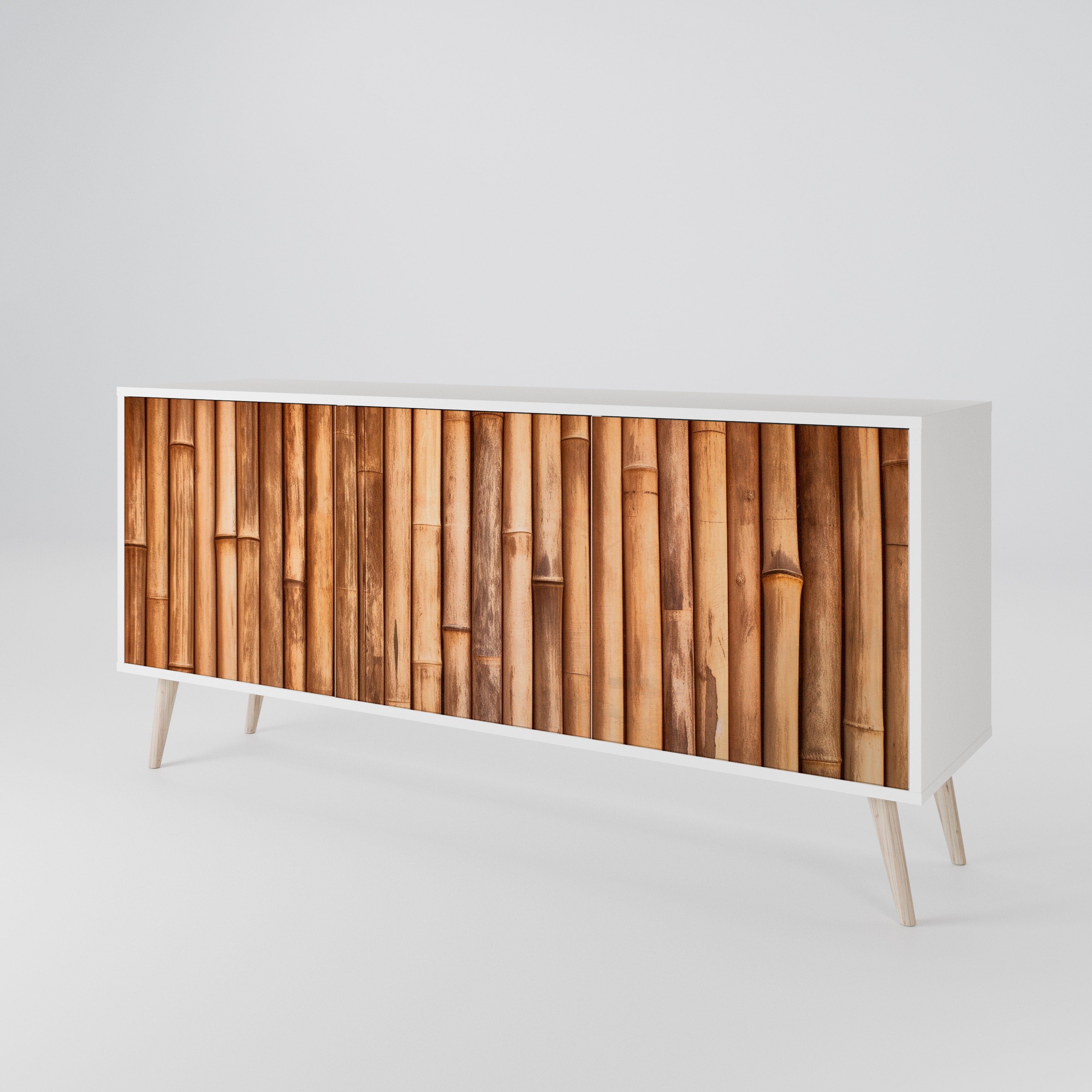 NATURAL WOOD Komoda 3-drzwiowa korpus Biały