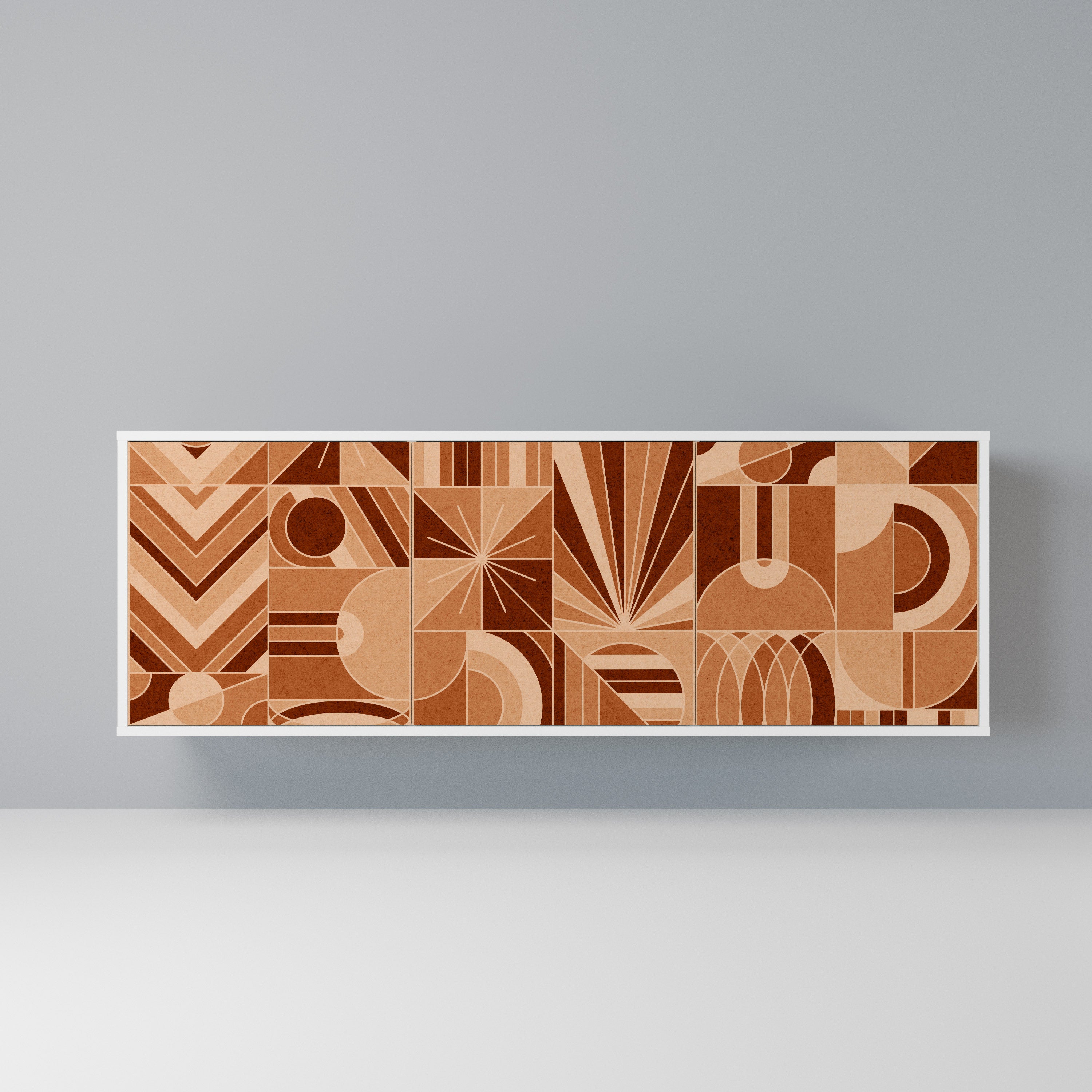 PRISM MOSAIC Komoda 3-drzwiowa korpus Biały