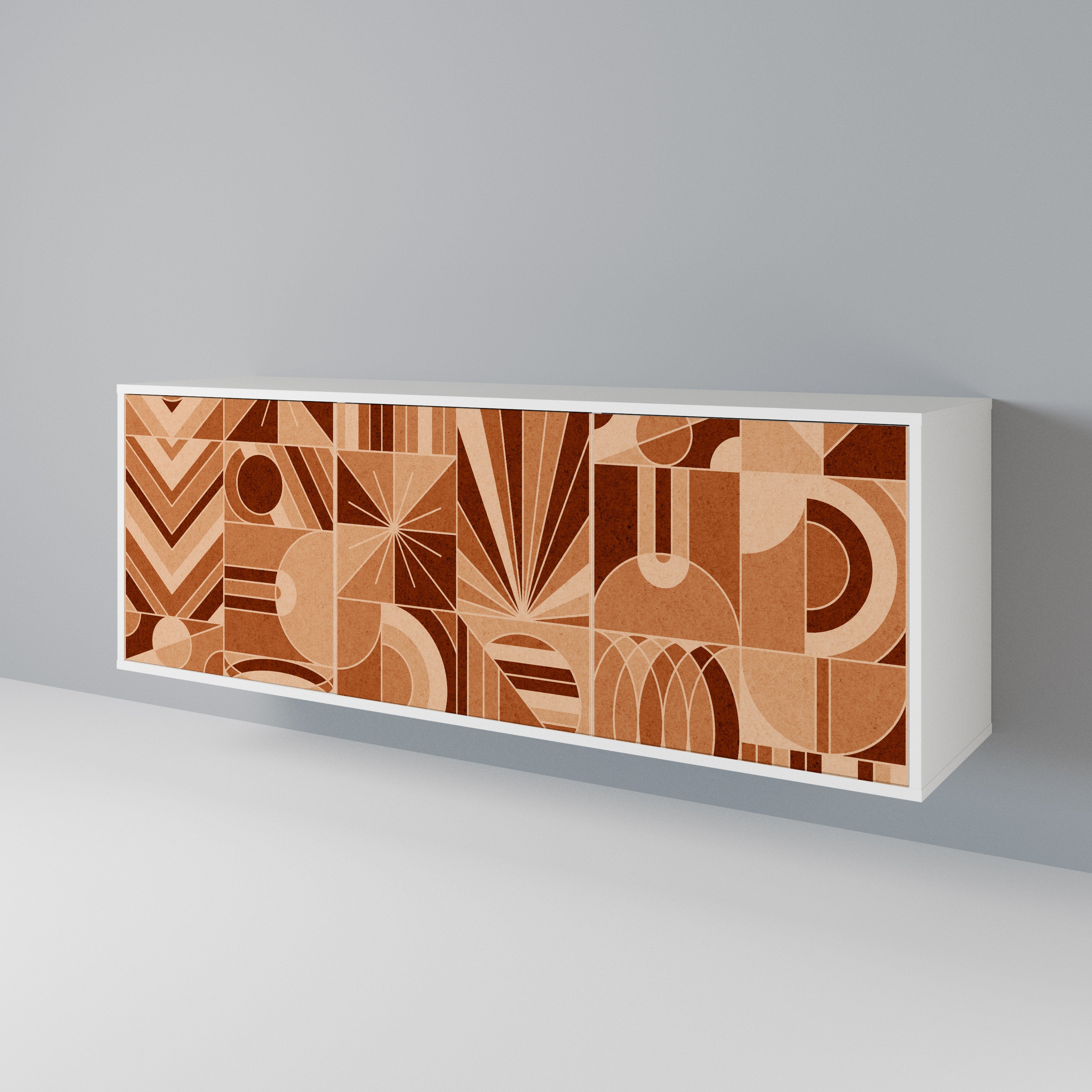 PRISM MOSAIC Komoda 3-drzwiowa korpus Biały